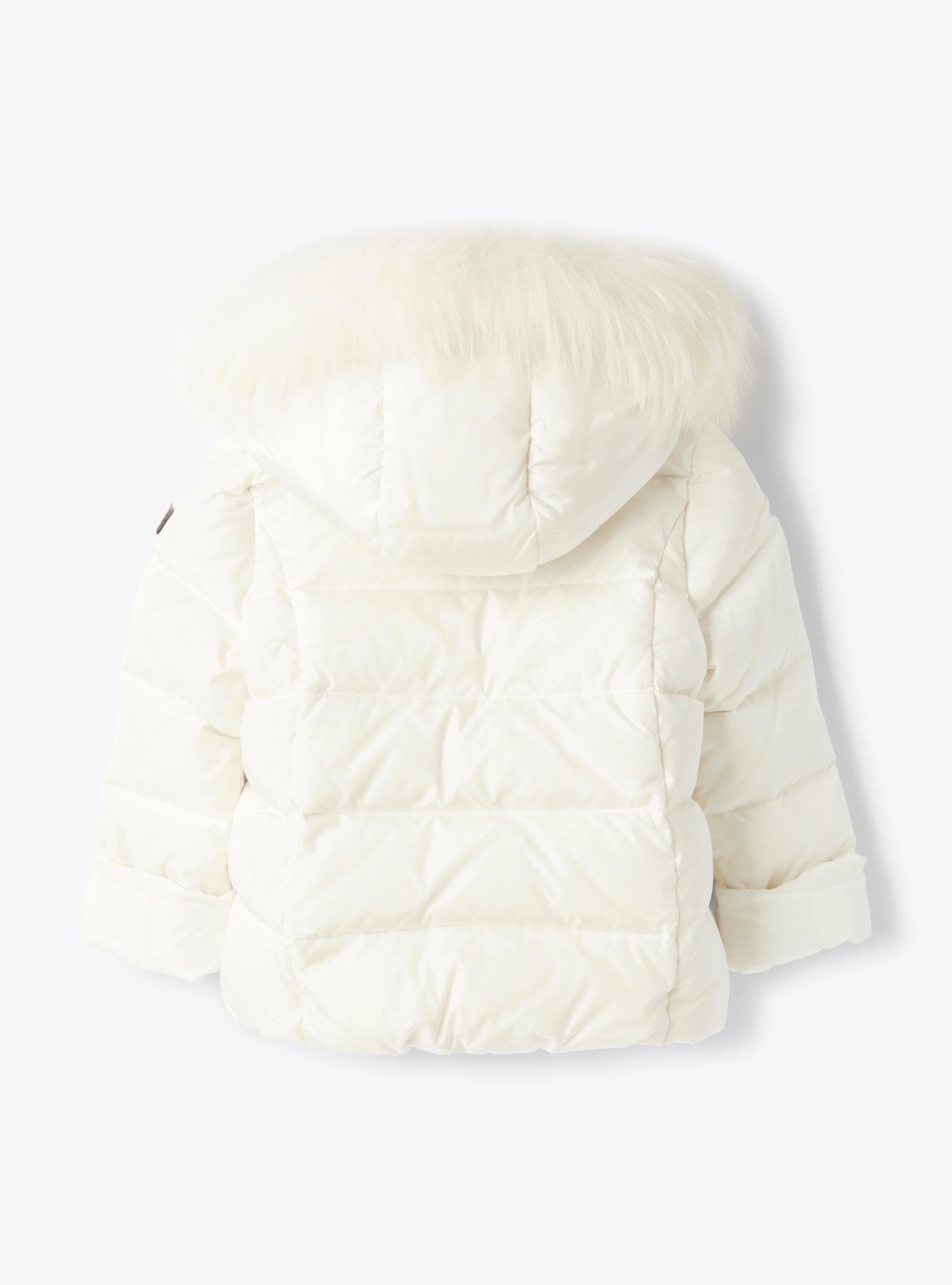 Taffeta down jacket - White | Il Gufo