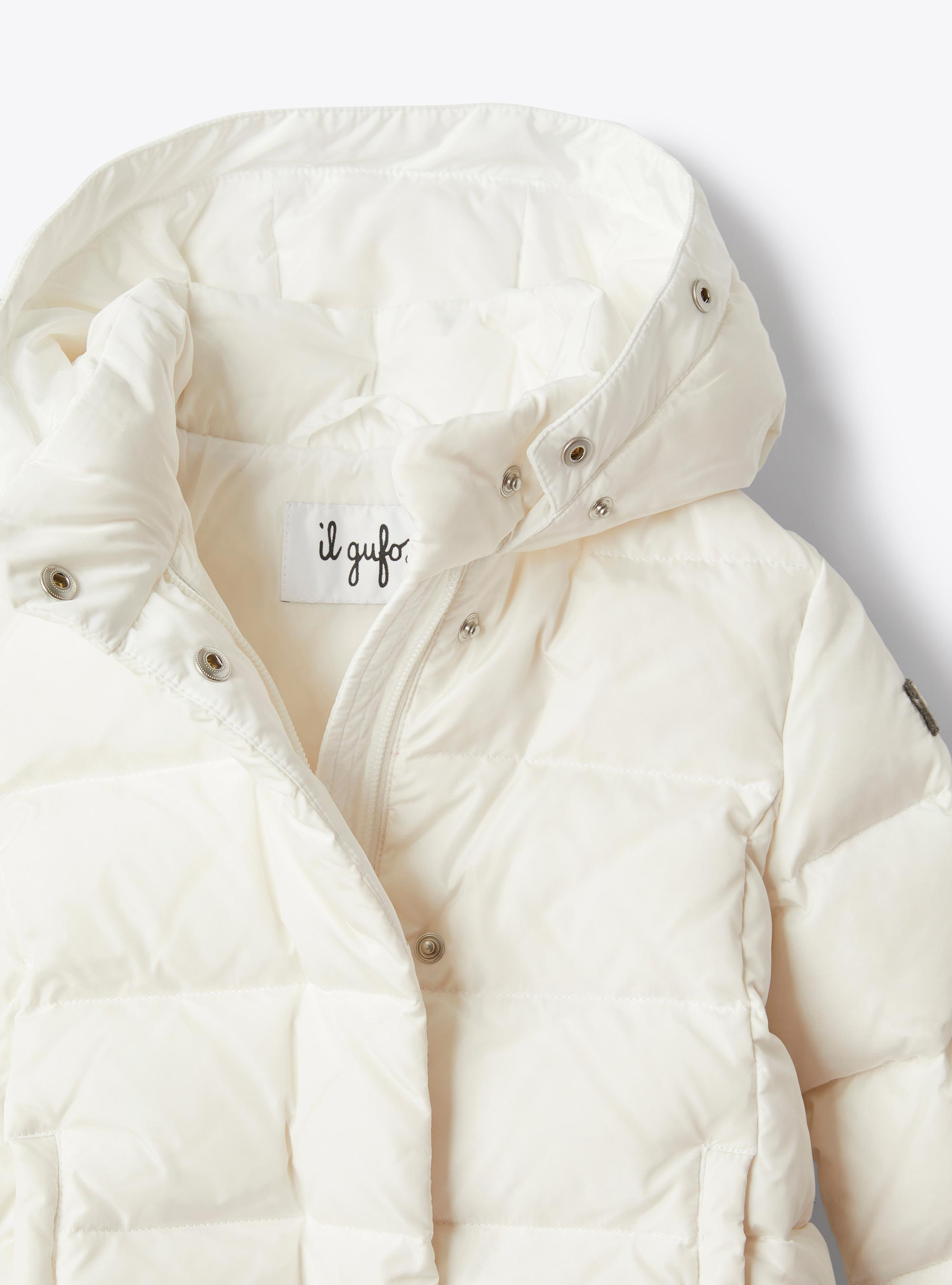 Taffeta down jacket - White | Il Gufo