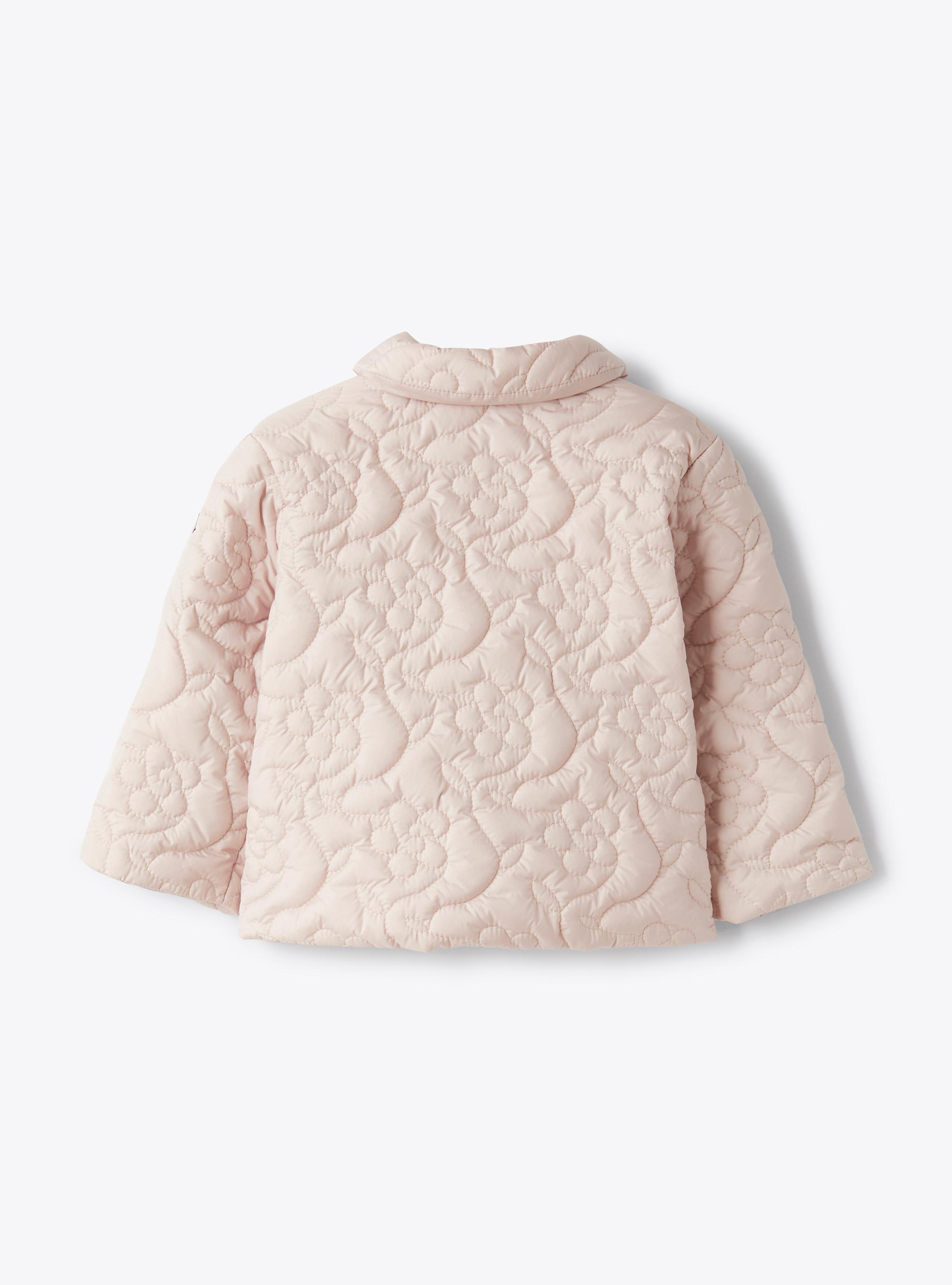 Floral quilted pattern jacket - Pink | Il Gufo