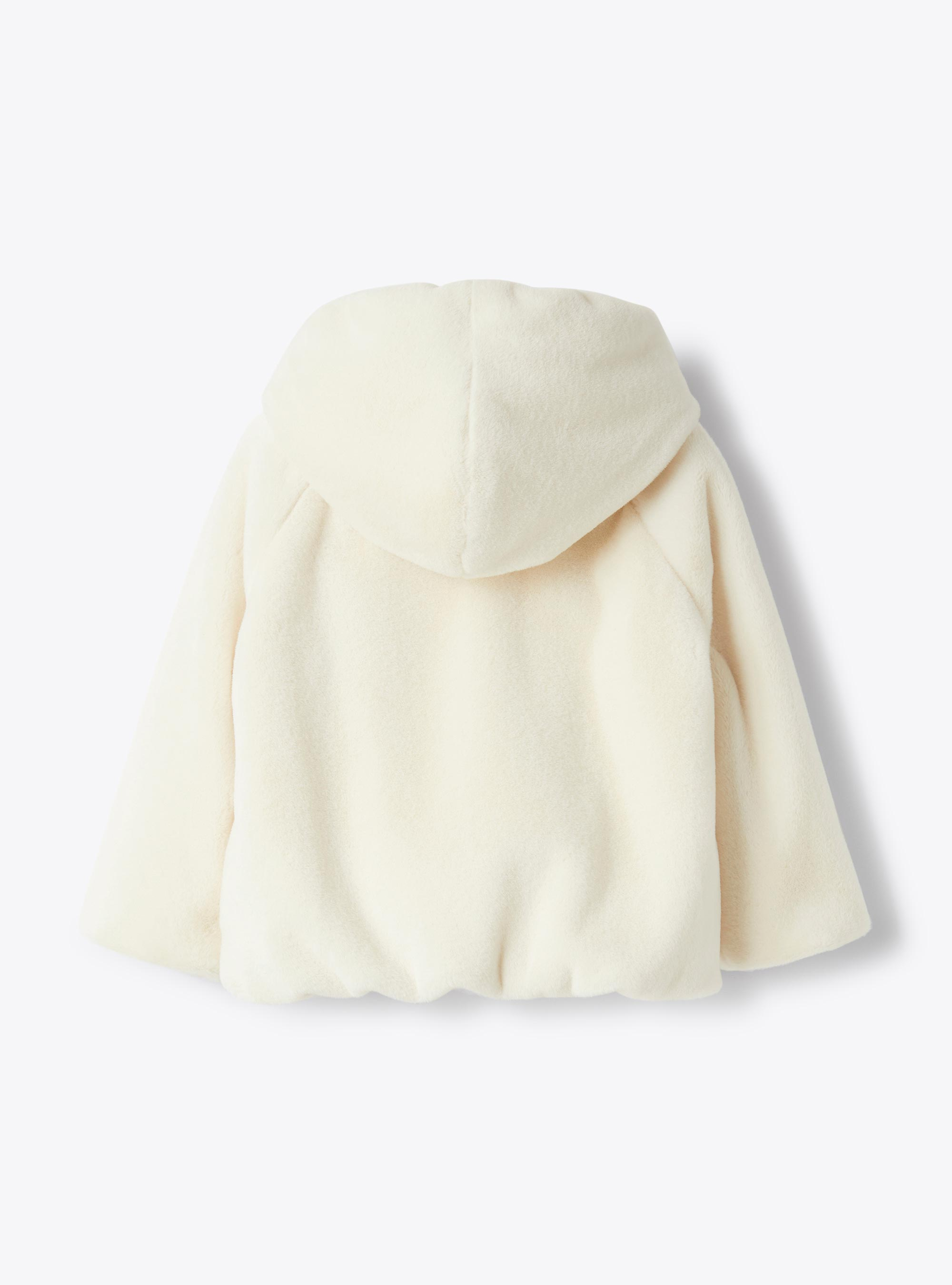 Eco-fur jacket - White | Il Gufo