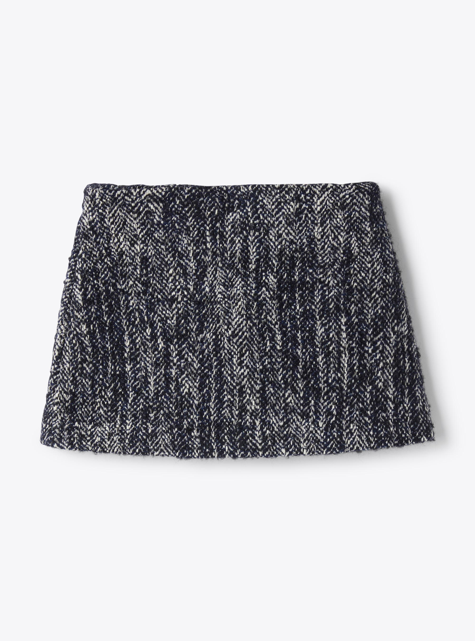 Tweed skirt - Blue | Il Gufo