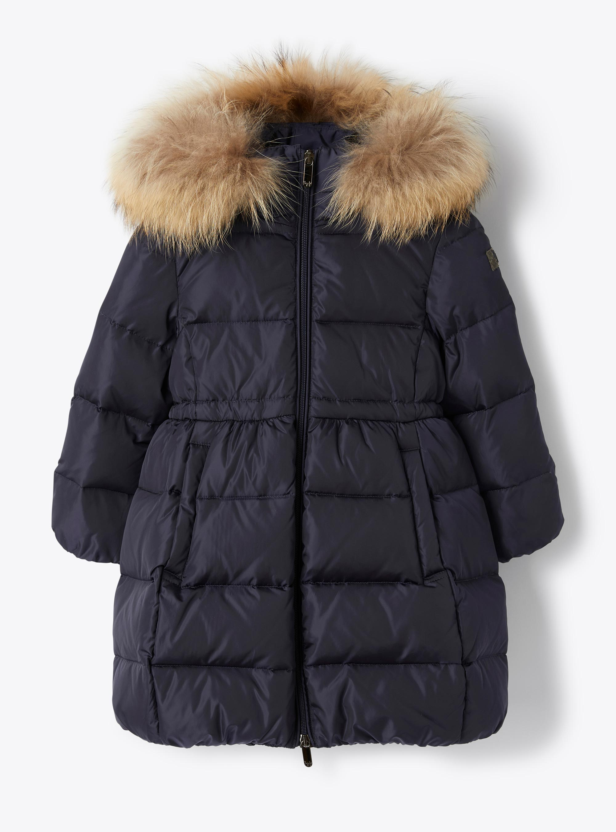 Long down jacket with hood - Down Jackets - Il Gufo