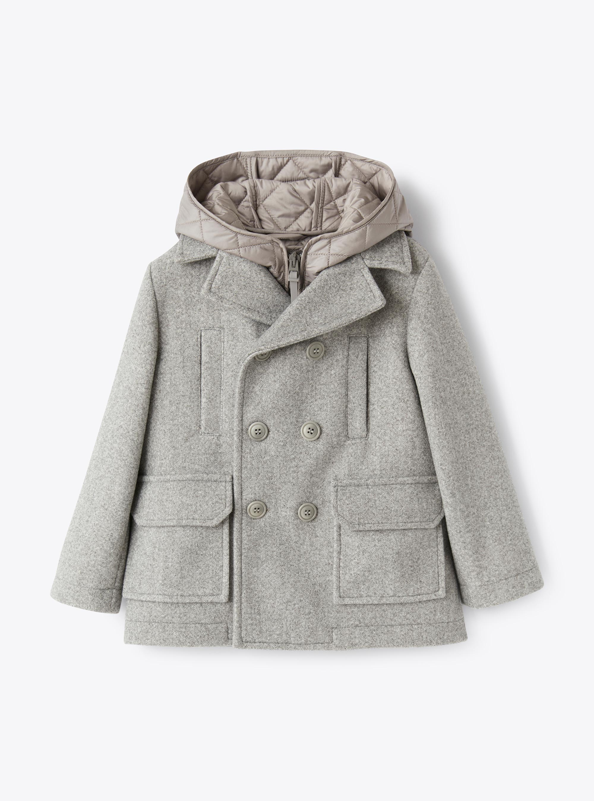 techno-wool caban - Coats - Il Gufo