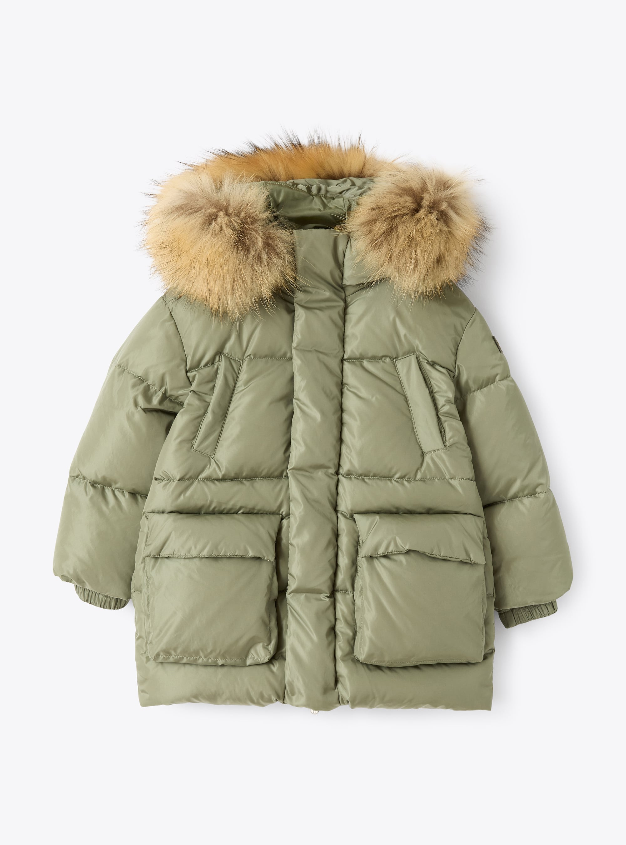 Long hooded down jacket - Down Jackets - Il Gufo