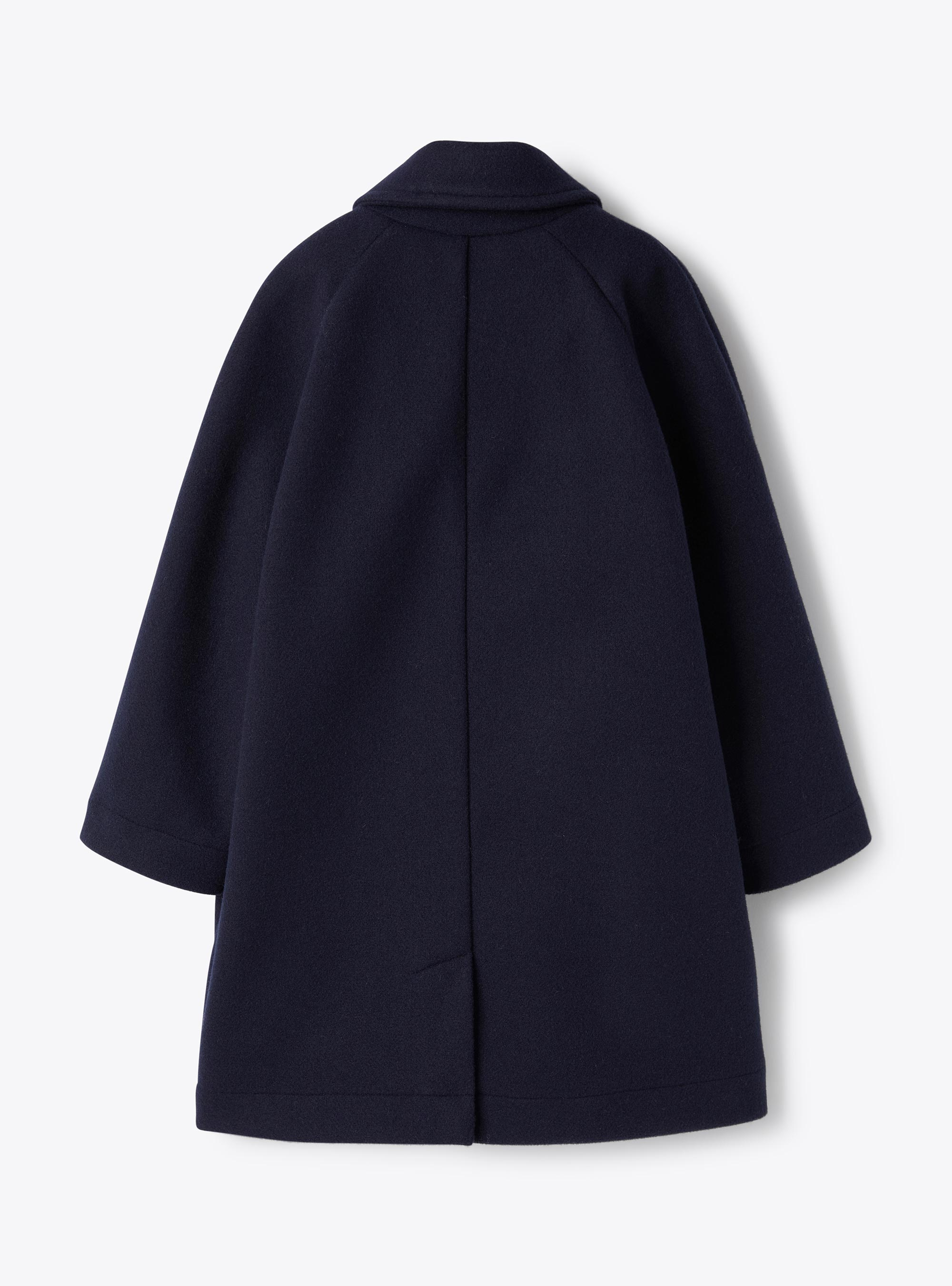 Manteau en techno-wool - Bleu | Il Gufo