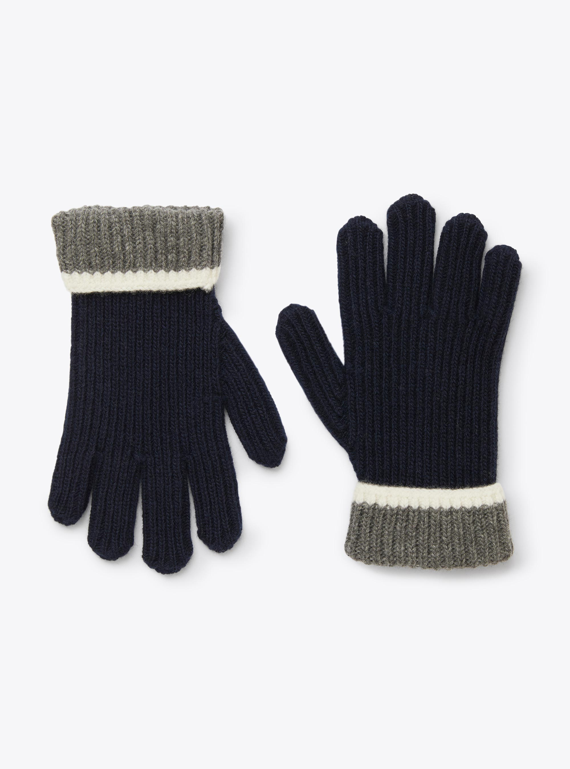 Wool gloves - Blue | Il Gufo