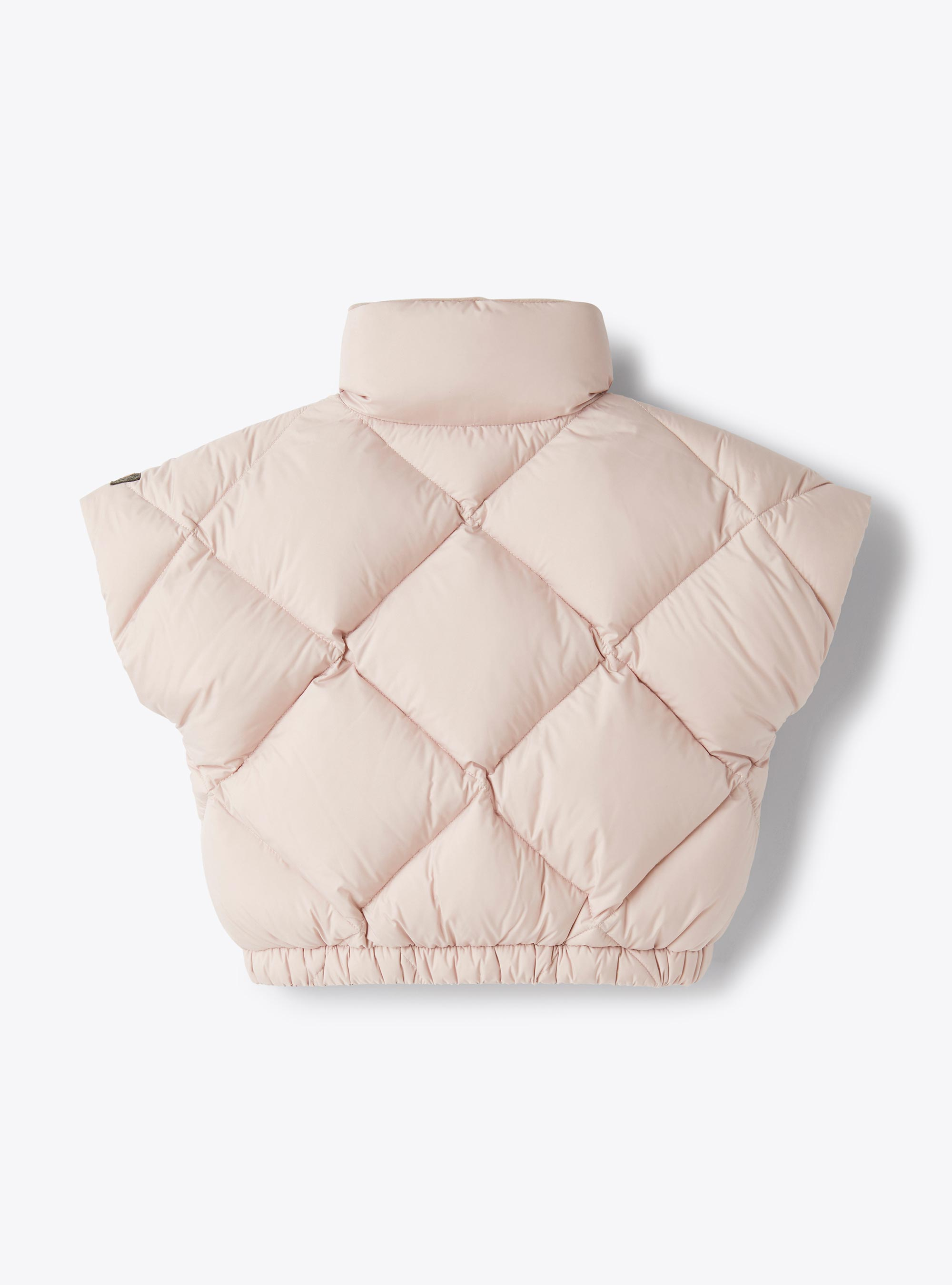 Boxy padded vest - Pink | Il Gufo