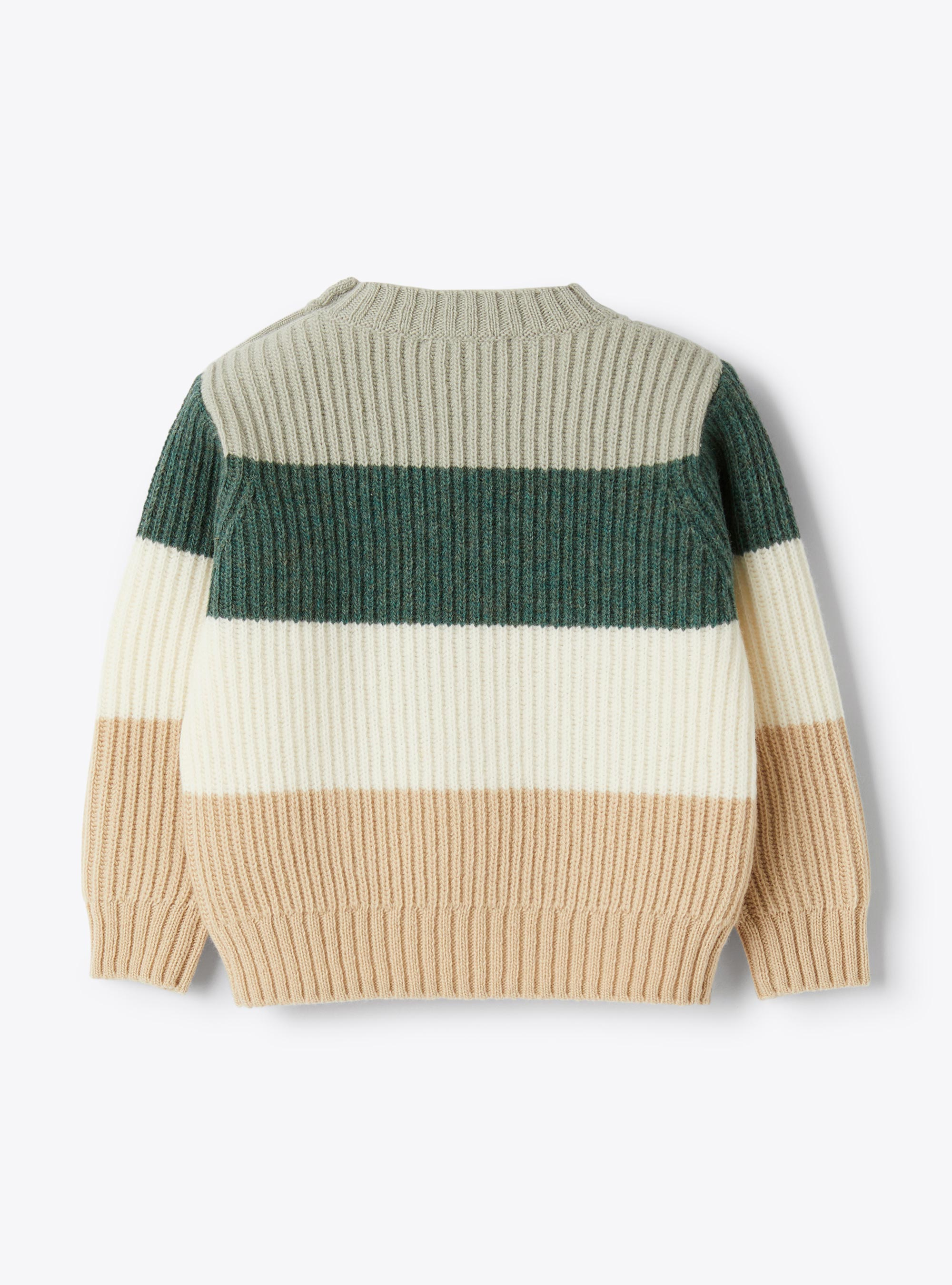 Color-block sweater - Light blue | Il Gufo