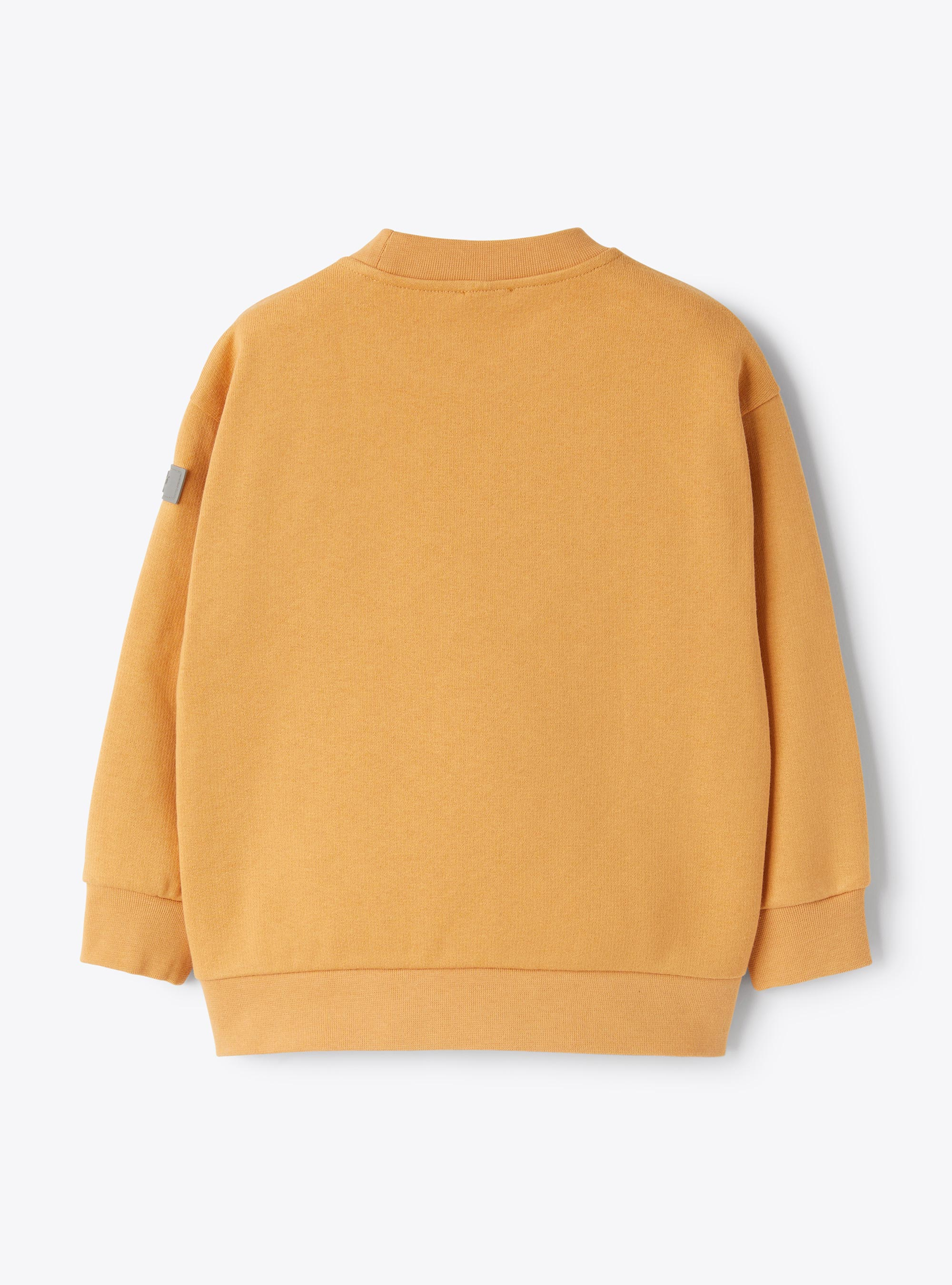 Sweat-shirt col rond en coton - ARANCIO | Il Gufo