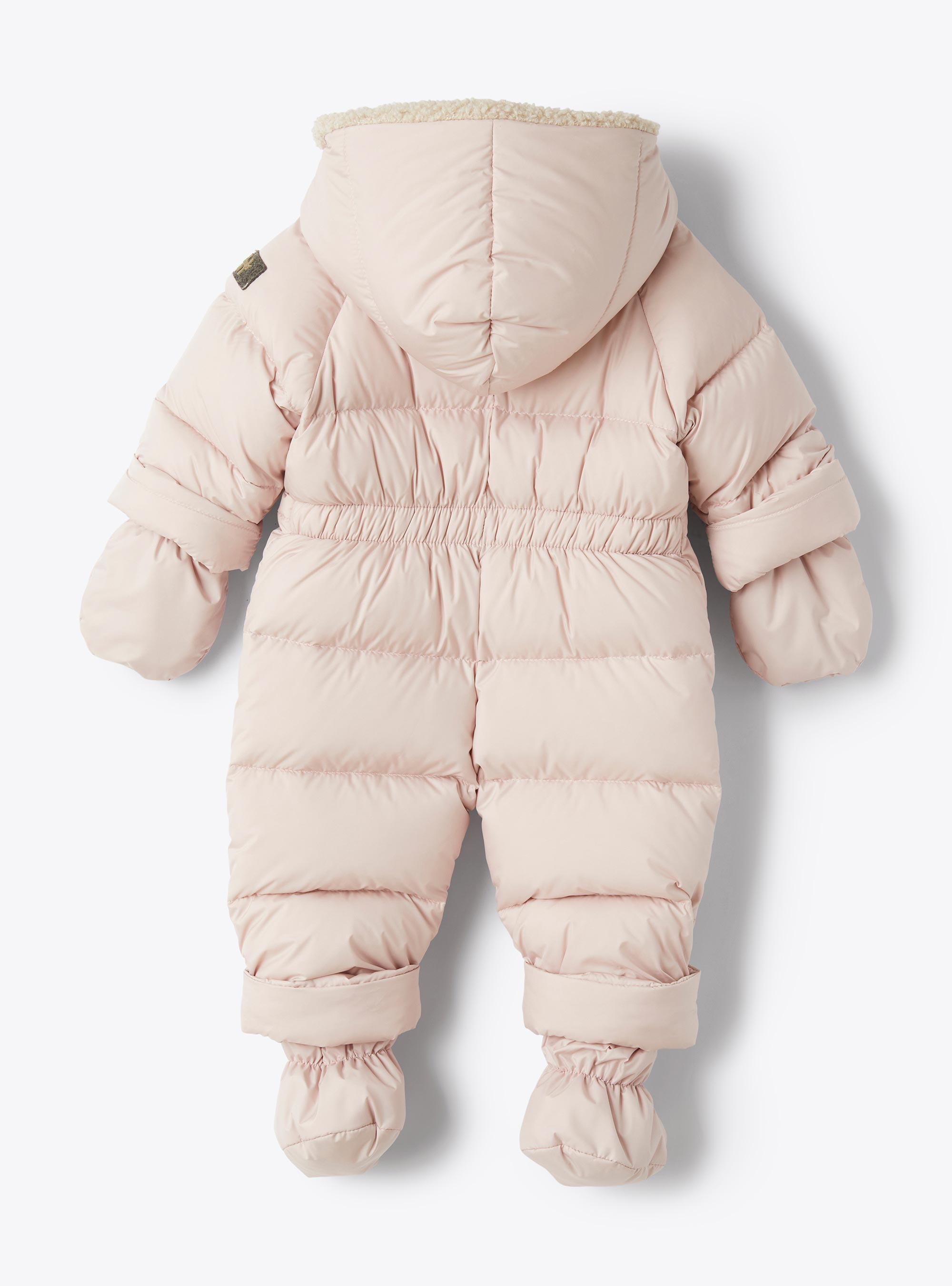 Down jumpsuit with teddy bear - Pink | Il Gufo