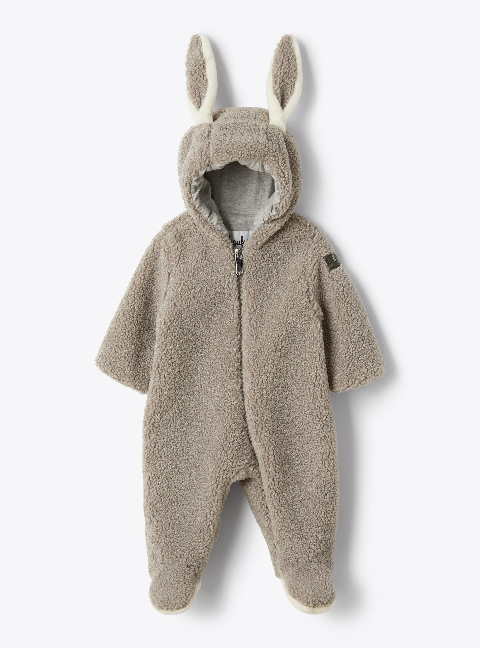 Teddy jumpsuit with rubbit ears - Babygrows - Il Gufo