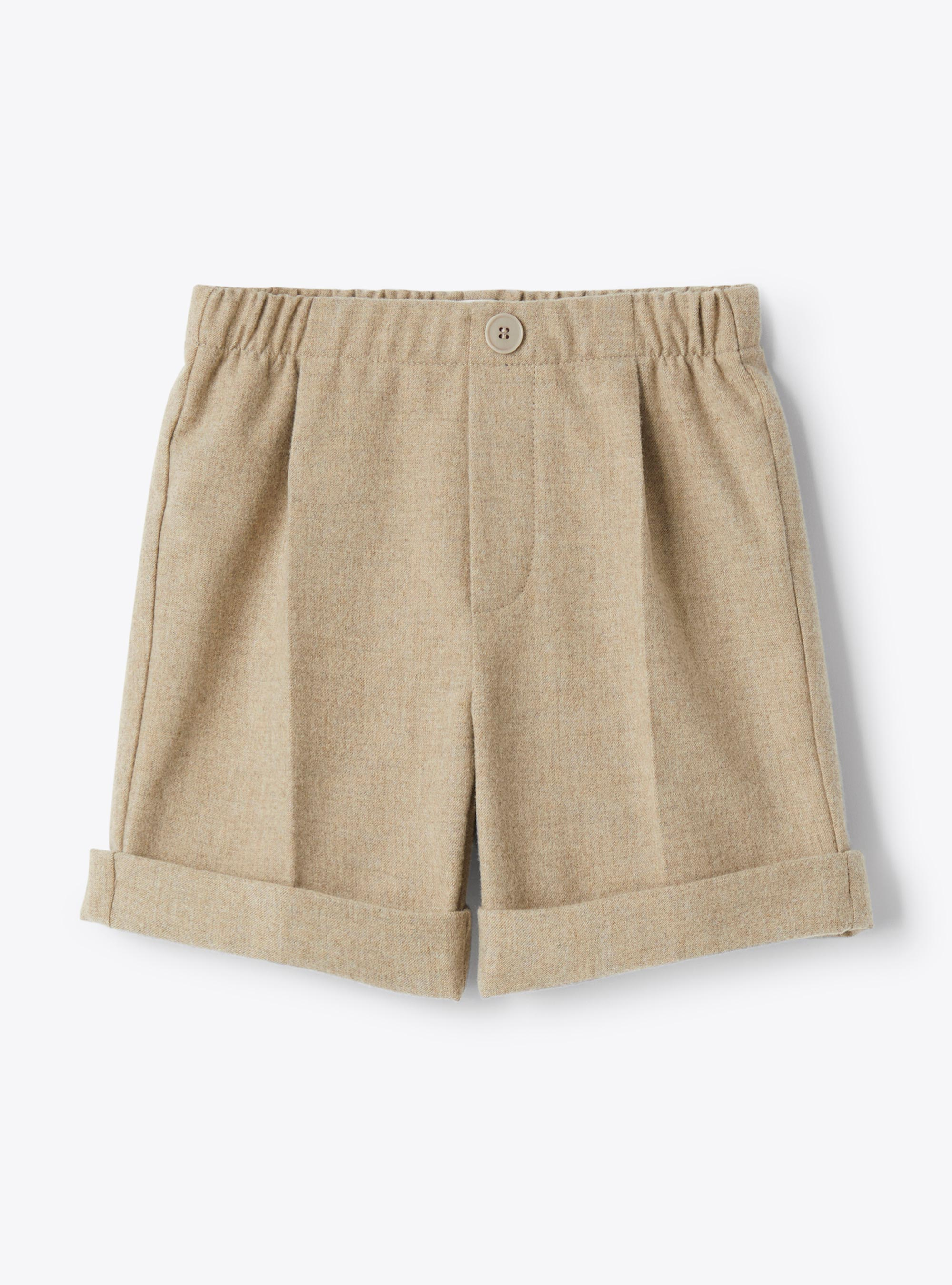 Techno-wool Bermuda shorts - Trousers - Il Gufo