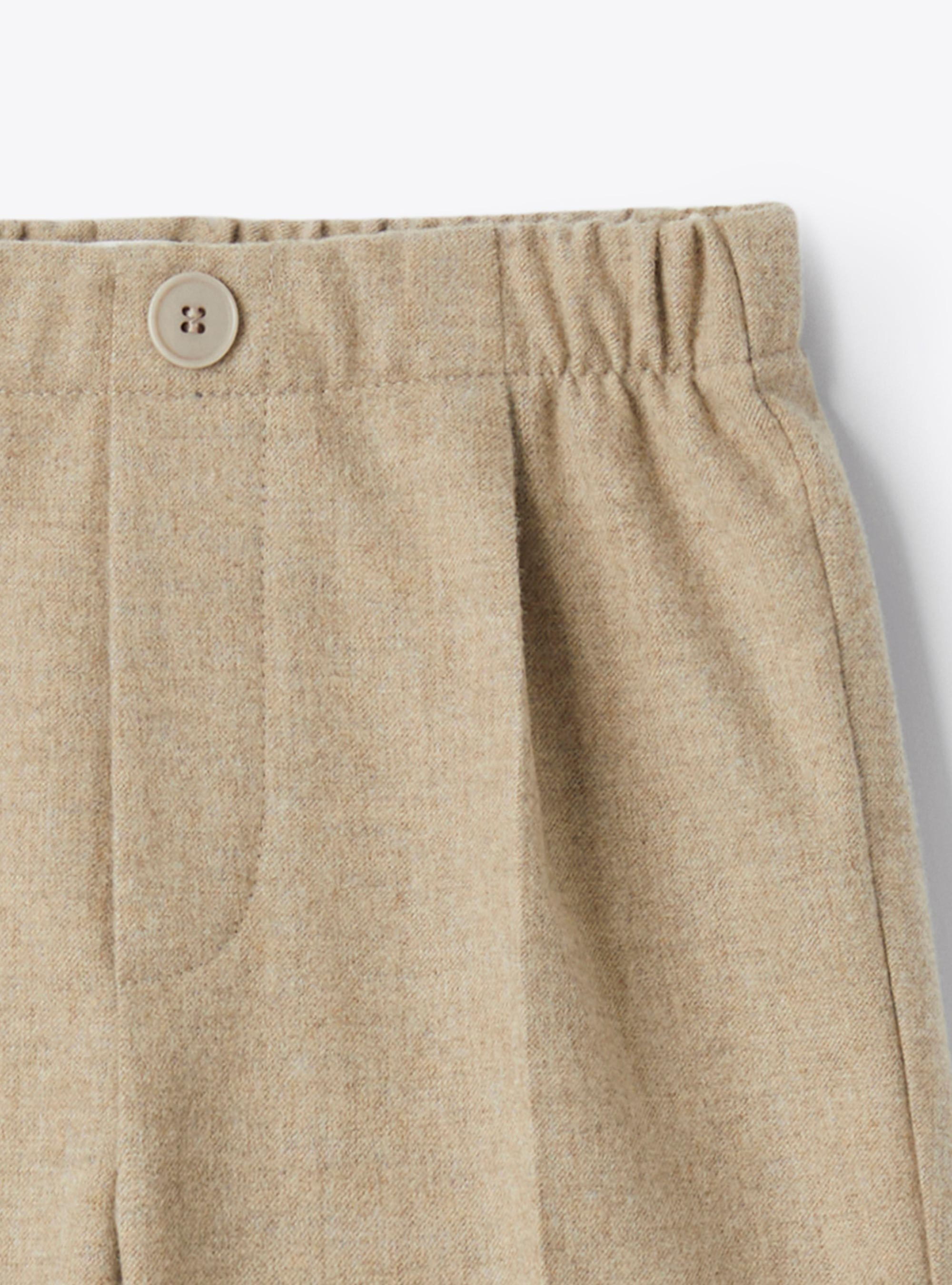 Techno-wool Bermuda shorts - Brown | Il Gufo