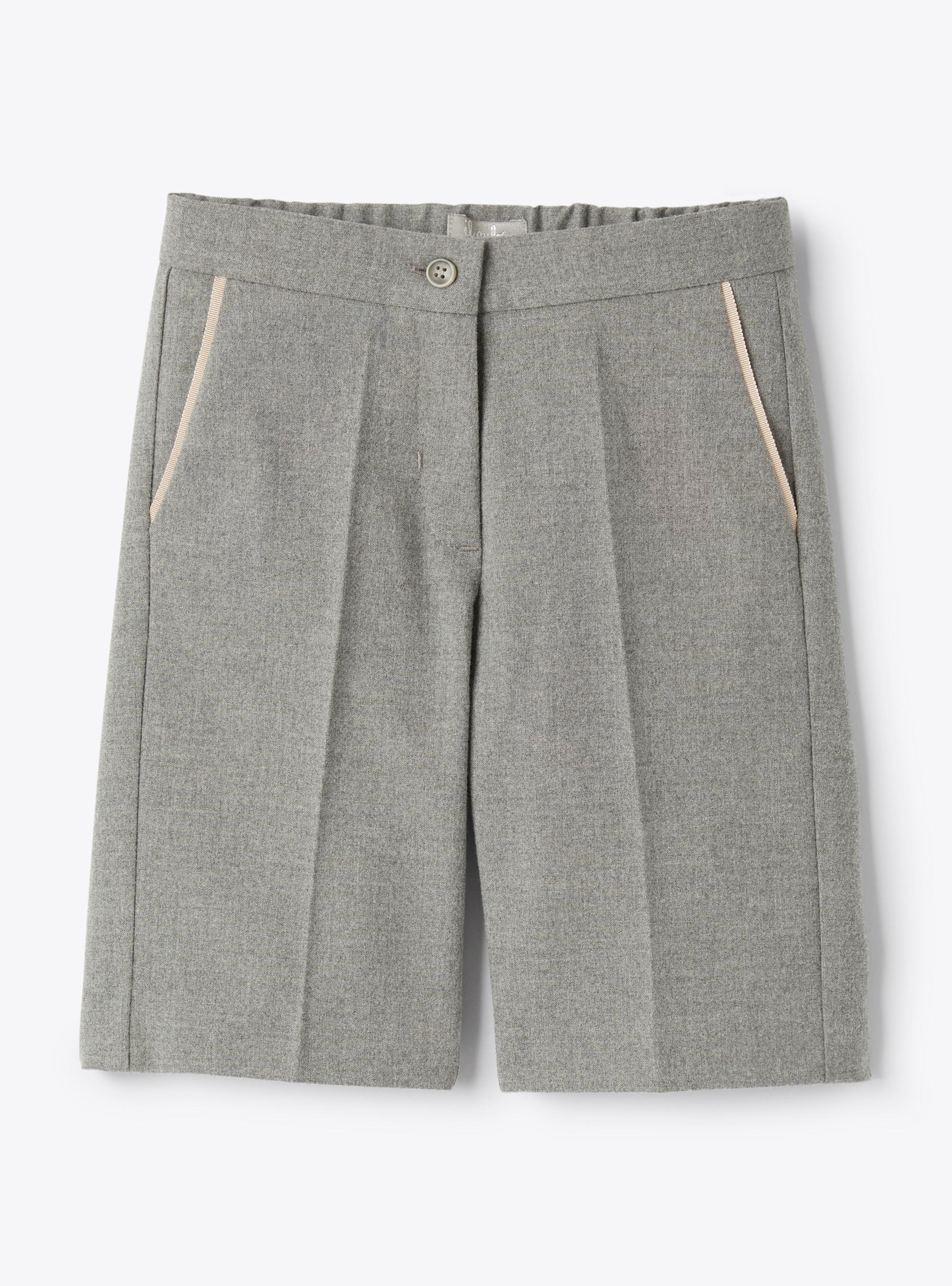 techno-wool bermuda shorts - Grey | Il Gufo