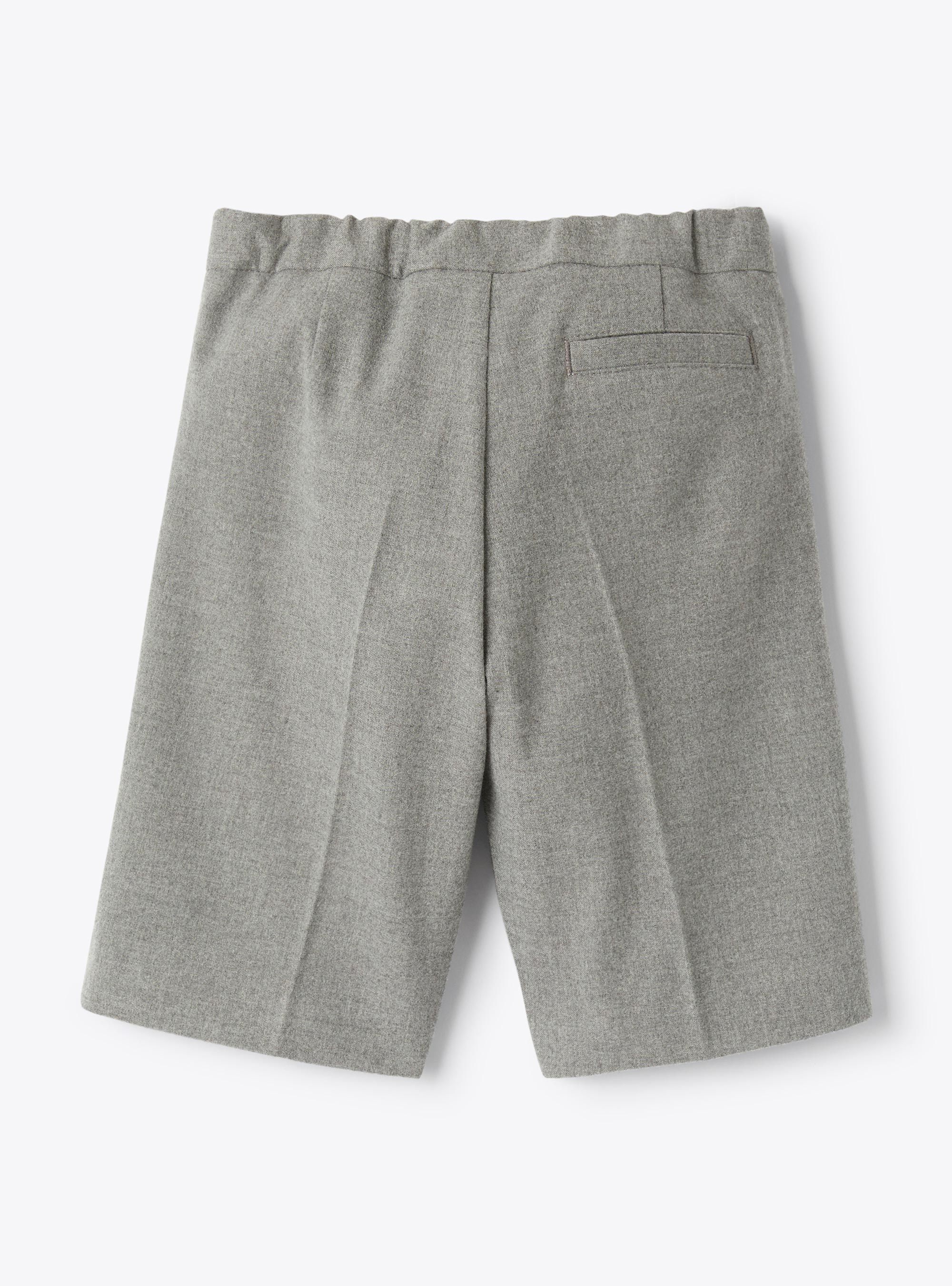 techno-wool bermuda shorts - Grey | Il Gufo