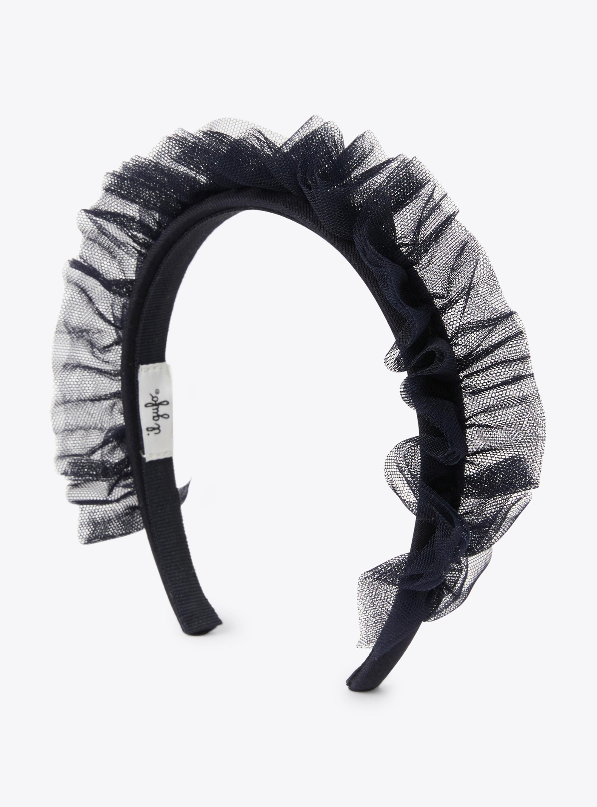 Headband with tulle ruffle - Accessories - Il Gufo