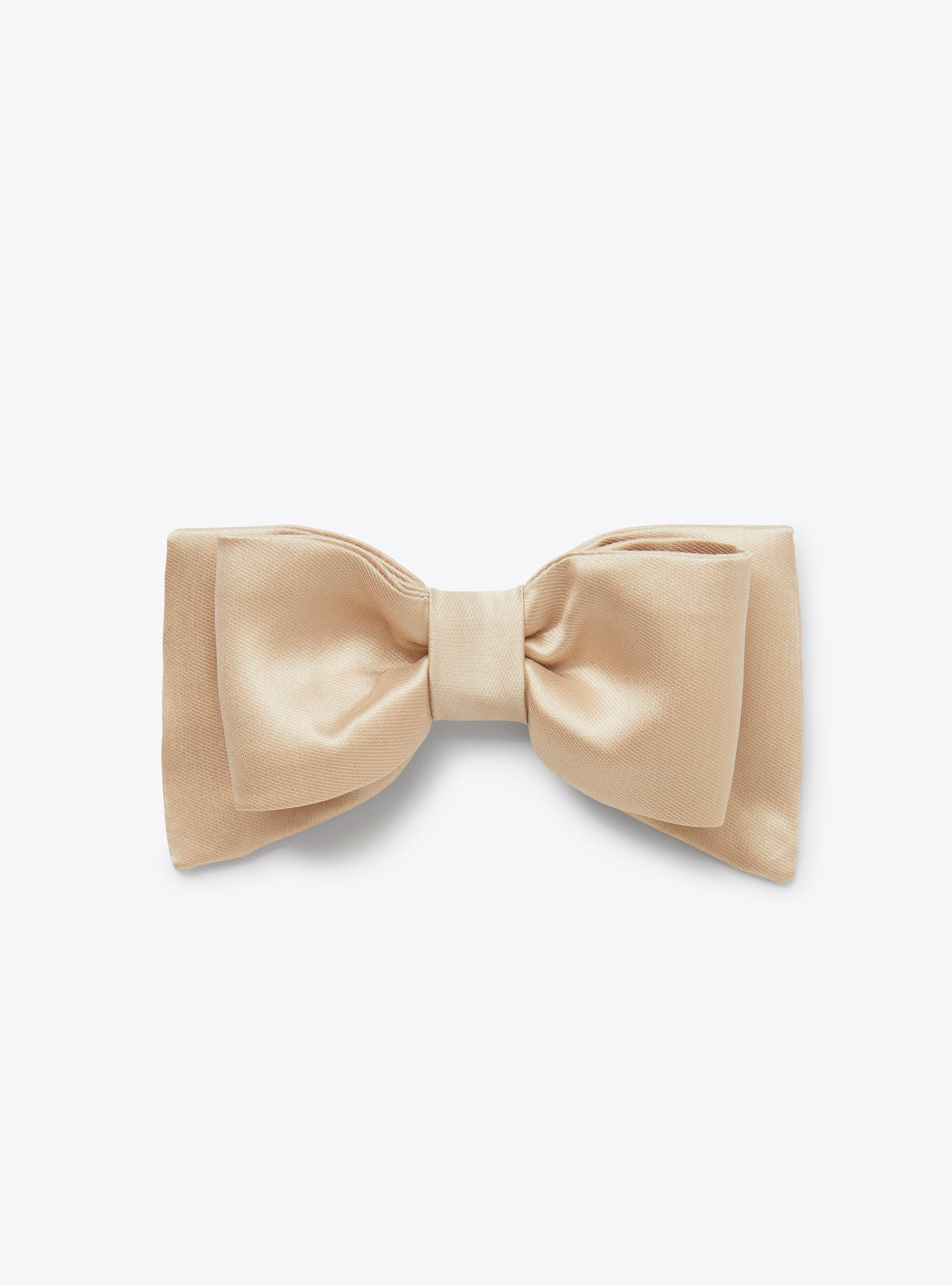 Mikado bow hair clip - Beige | Il Gufo