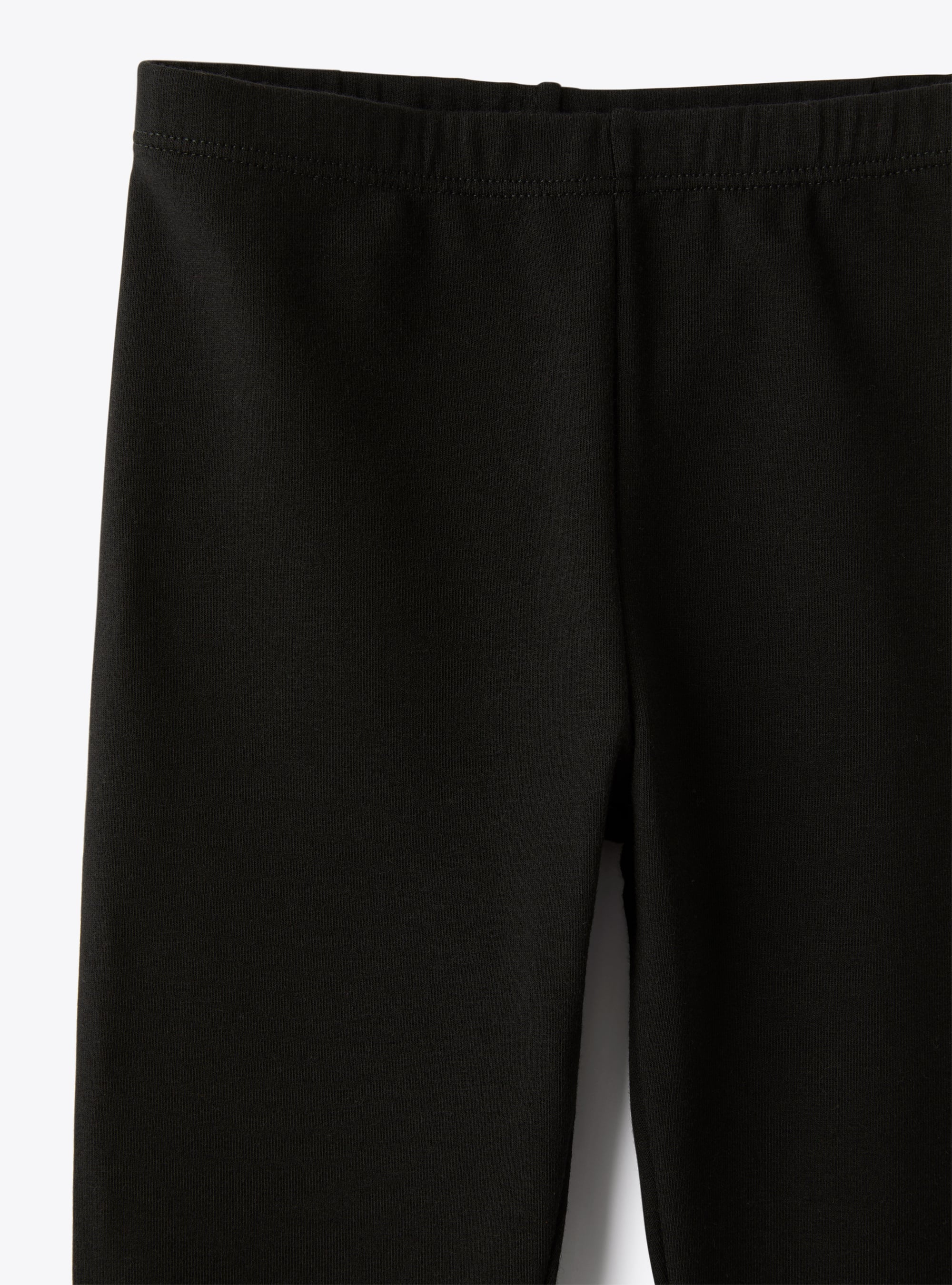 Cotton fleece leggings - Black | Il Gufo