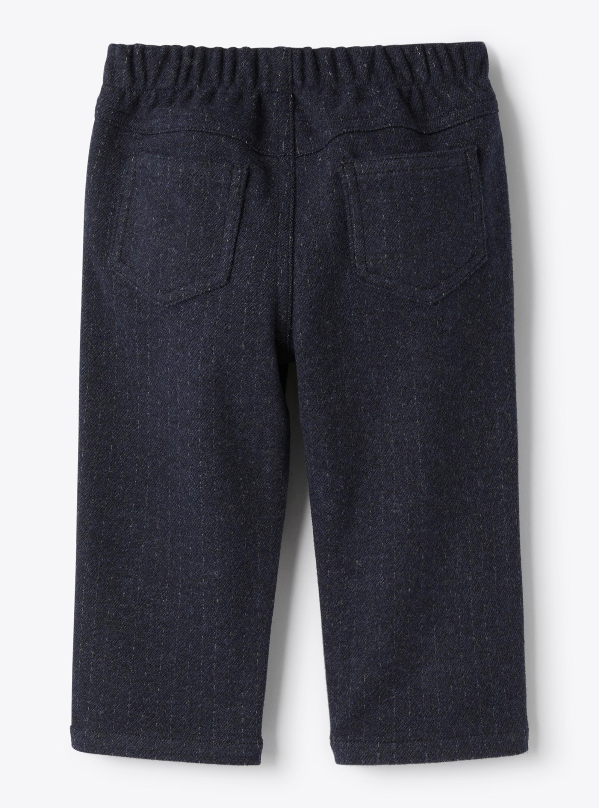 Sweatpants with pinstripe pattern - Blue | Il Gufo