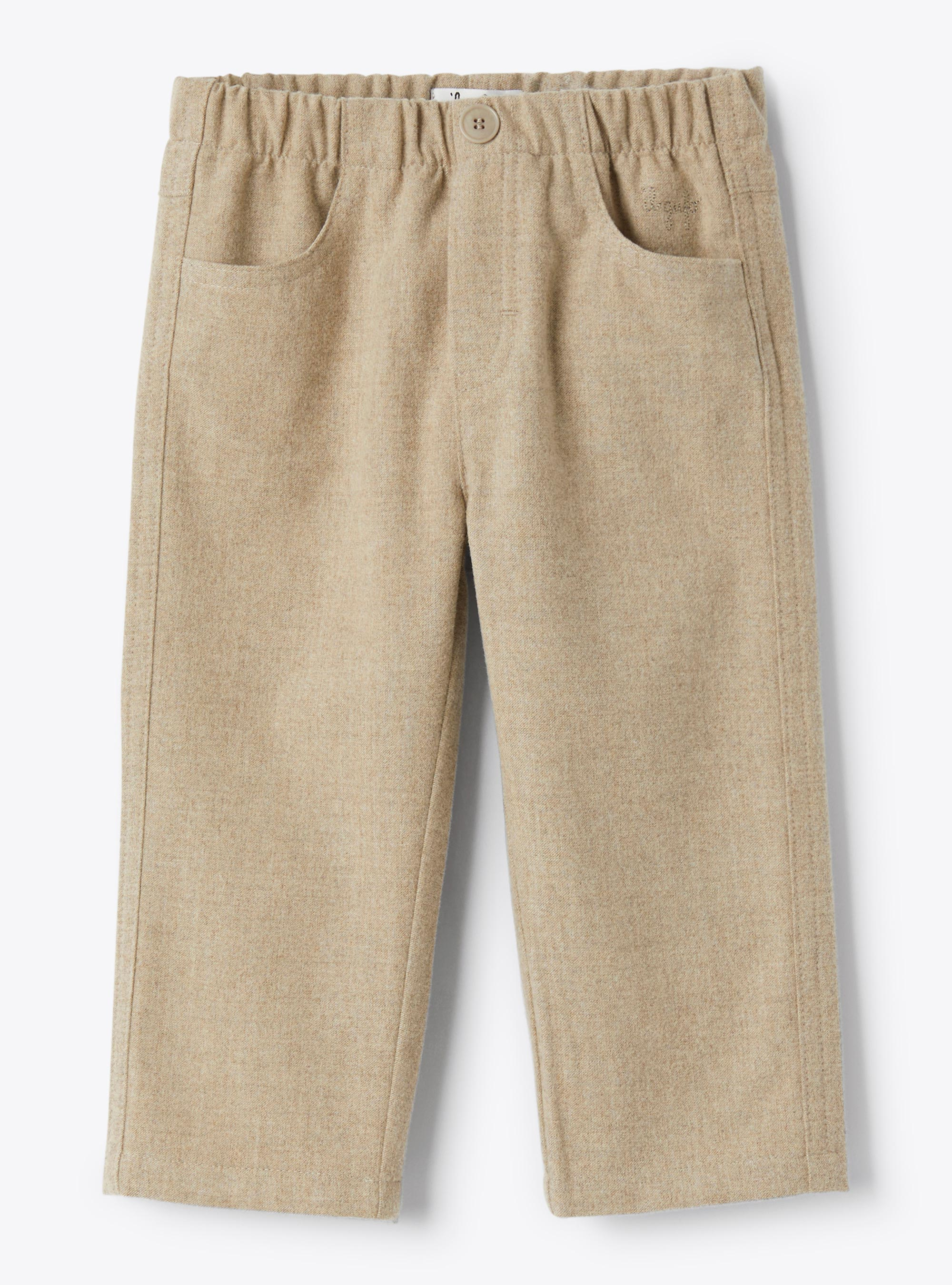 Techno-wool pants - Brown | Il Gufo