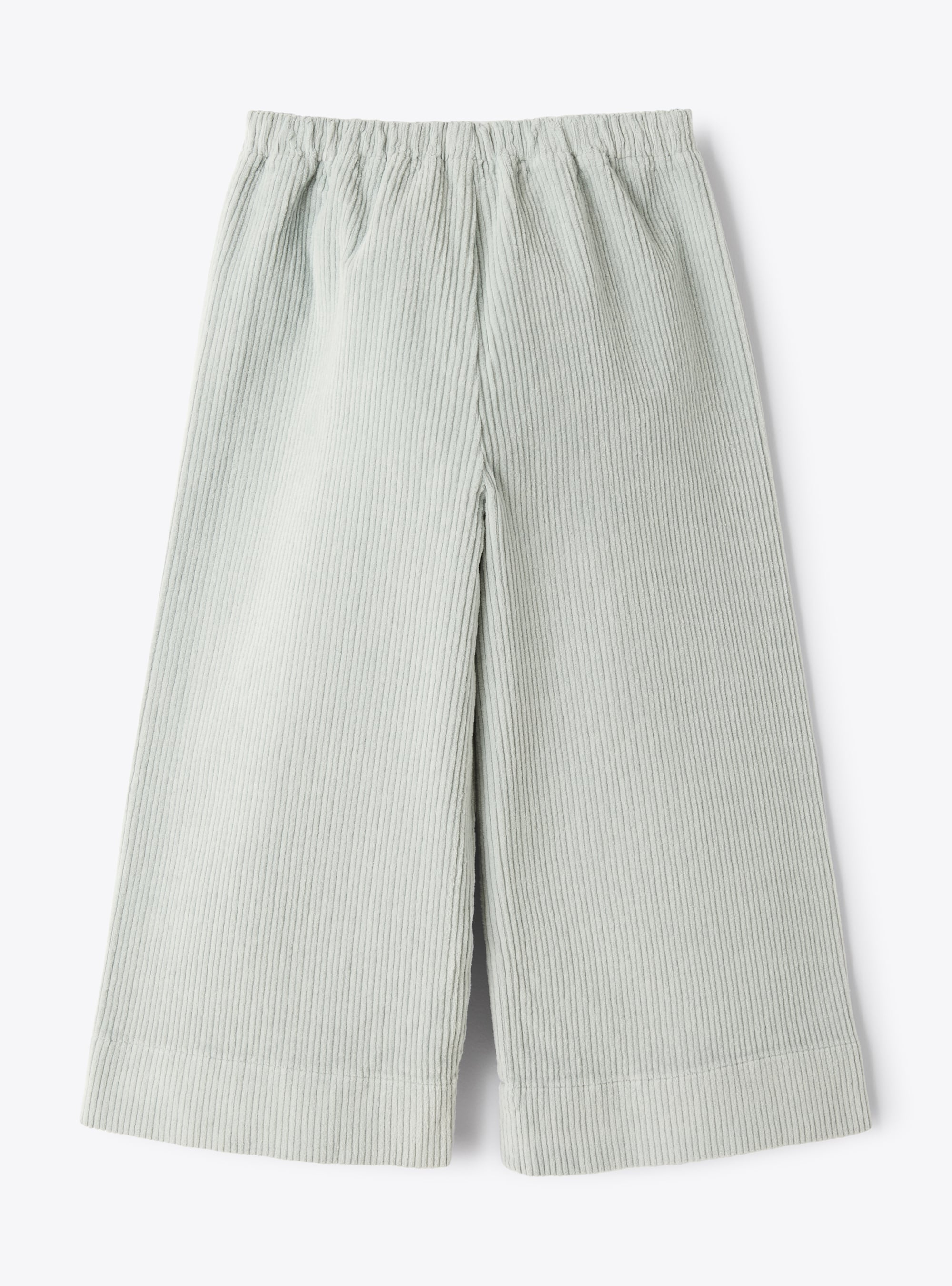 Wide-leg corduroy pants - Light blue | Il Gufo