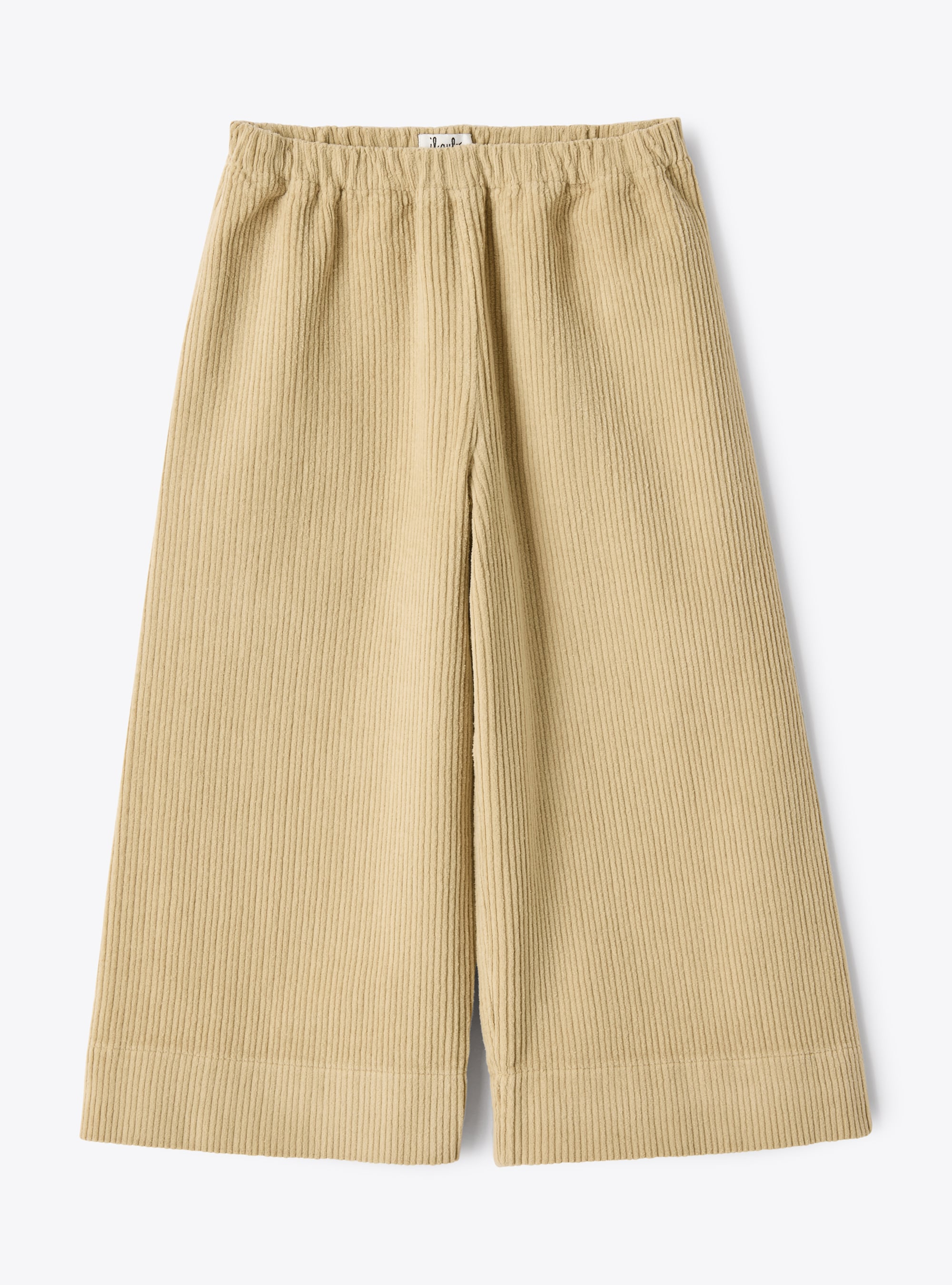 Wide-leg corduroy pants - Beige | Il Gufo