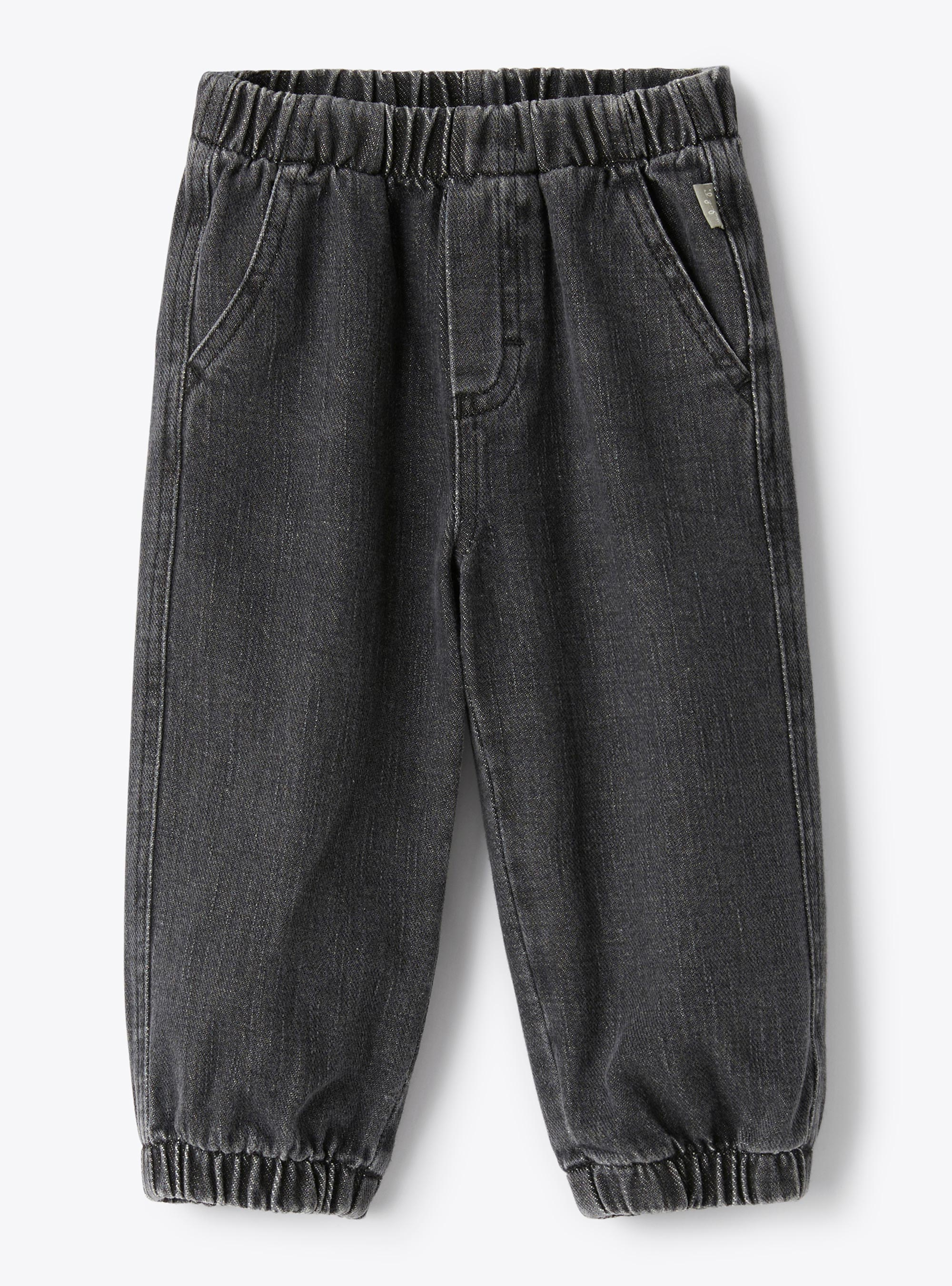 Pantalone in denim - Nero | Il Gufo