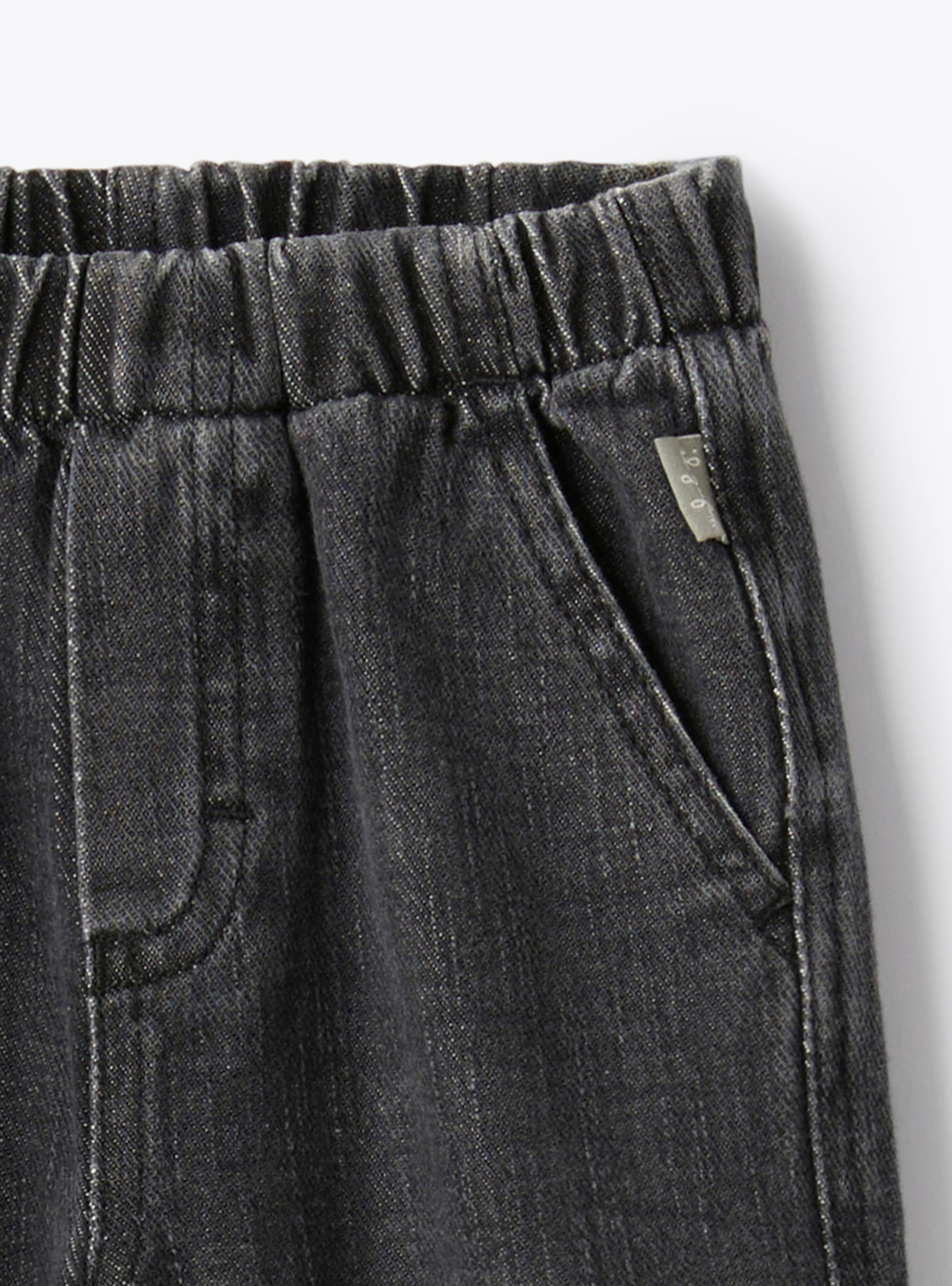 Pantalone in denim - Nero | Il Gufo