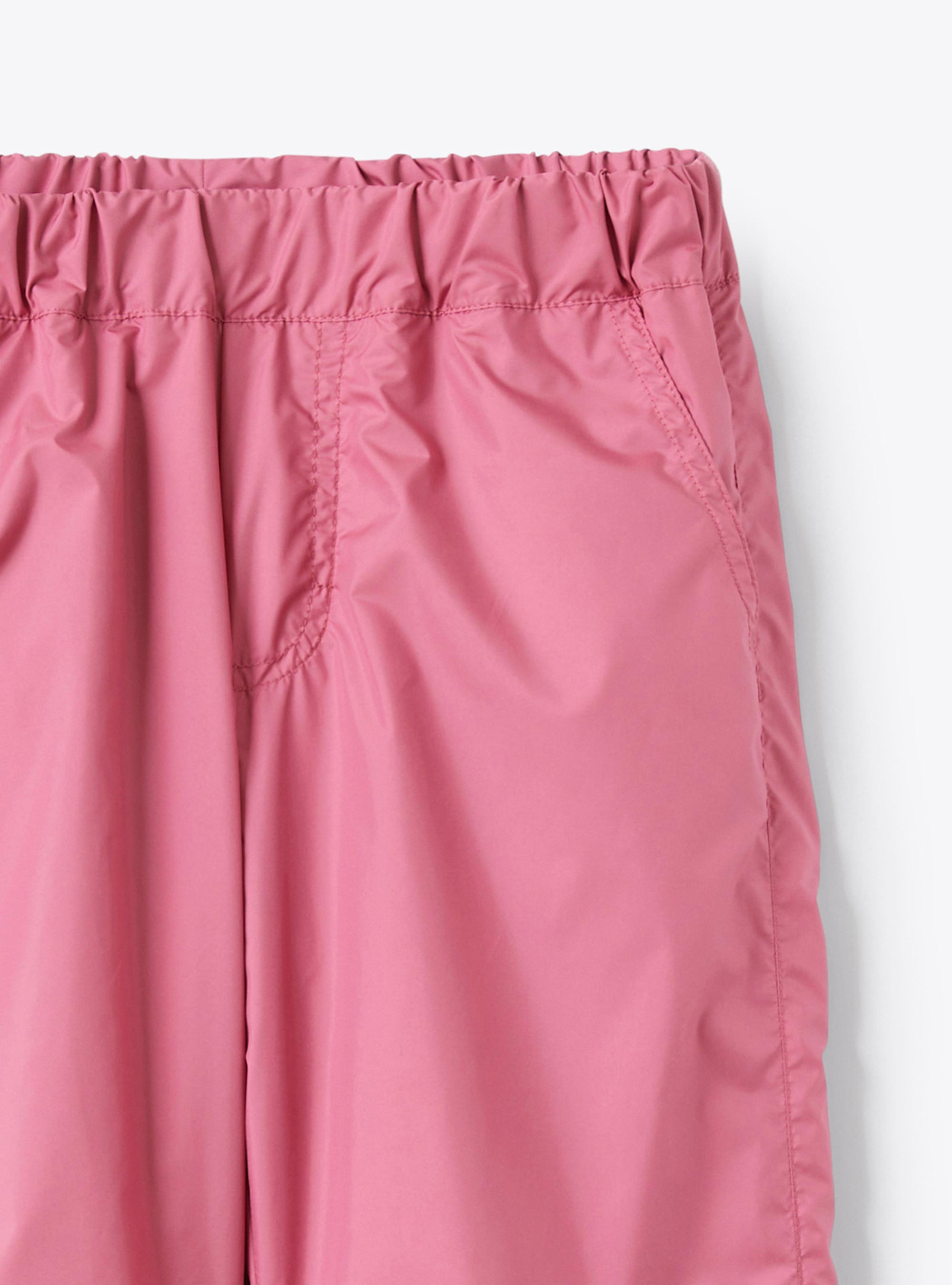 Pantalone in nylon microfibra - Rosa | Il Gufo