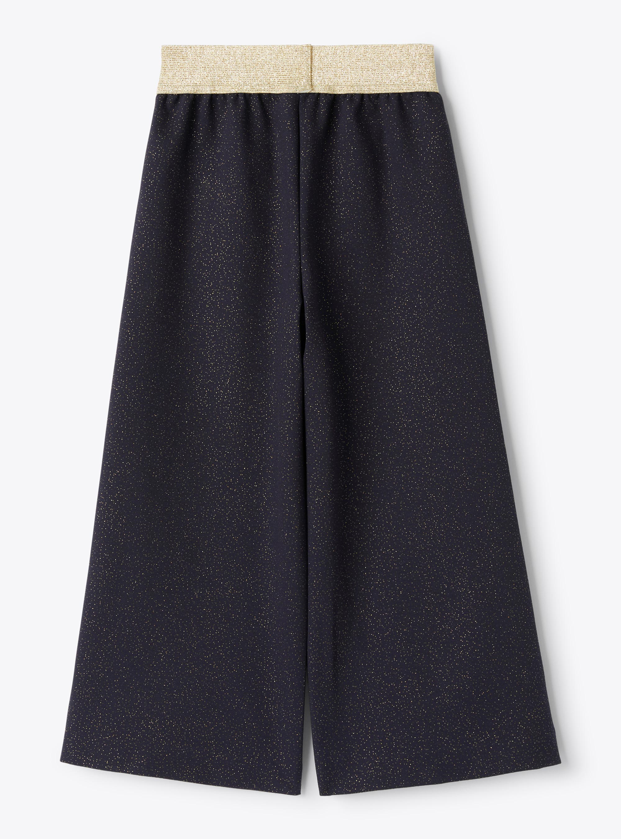 MIlano knit palazzo pants - Blue | Il Gufo