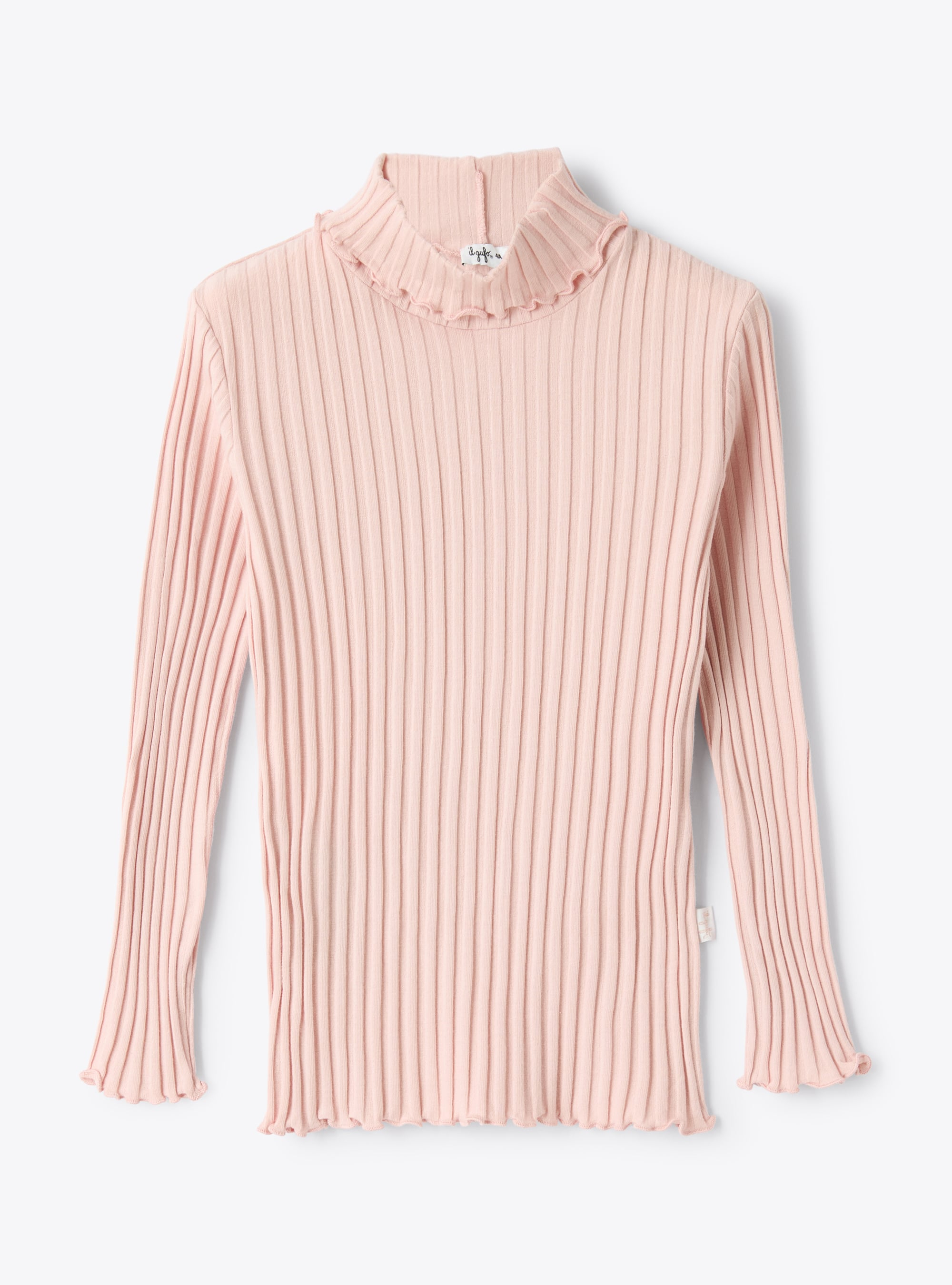 Ribbed turtleneck T-shirt - T-shirts - Il Gufo