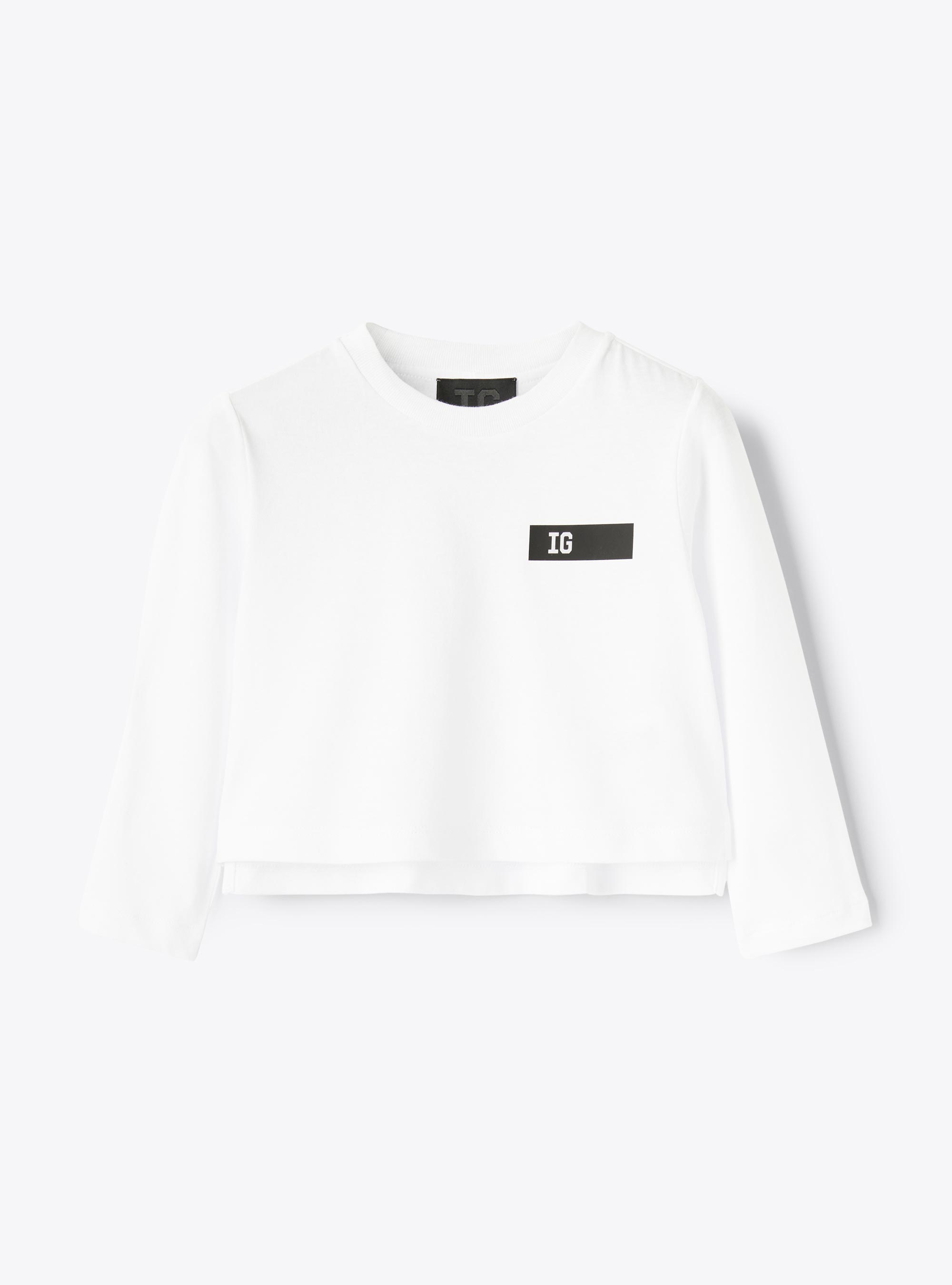 Cropped jersey T-shirt - White | Il Gufo