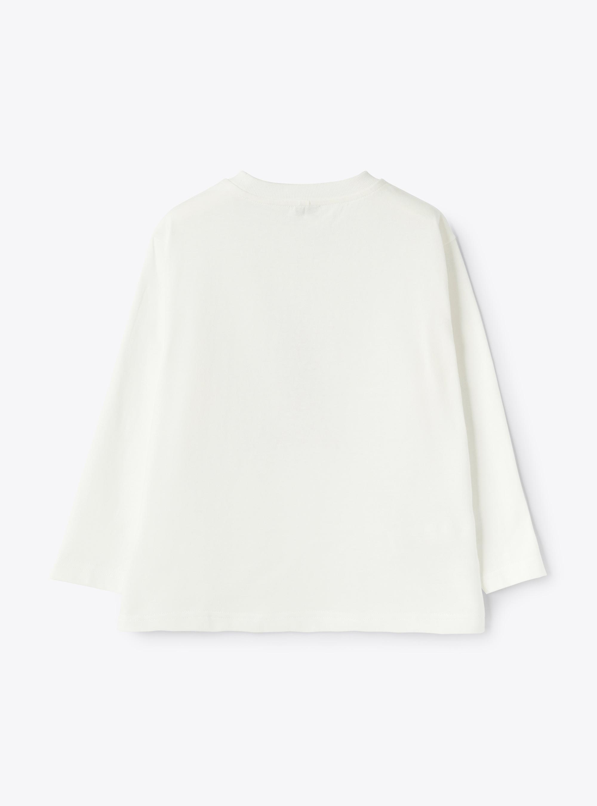 Printed jersey T-shirt - White | Il Gufo