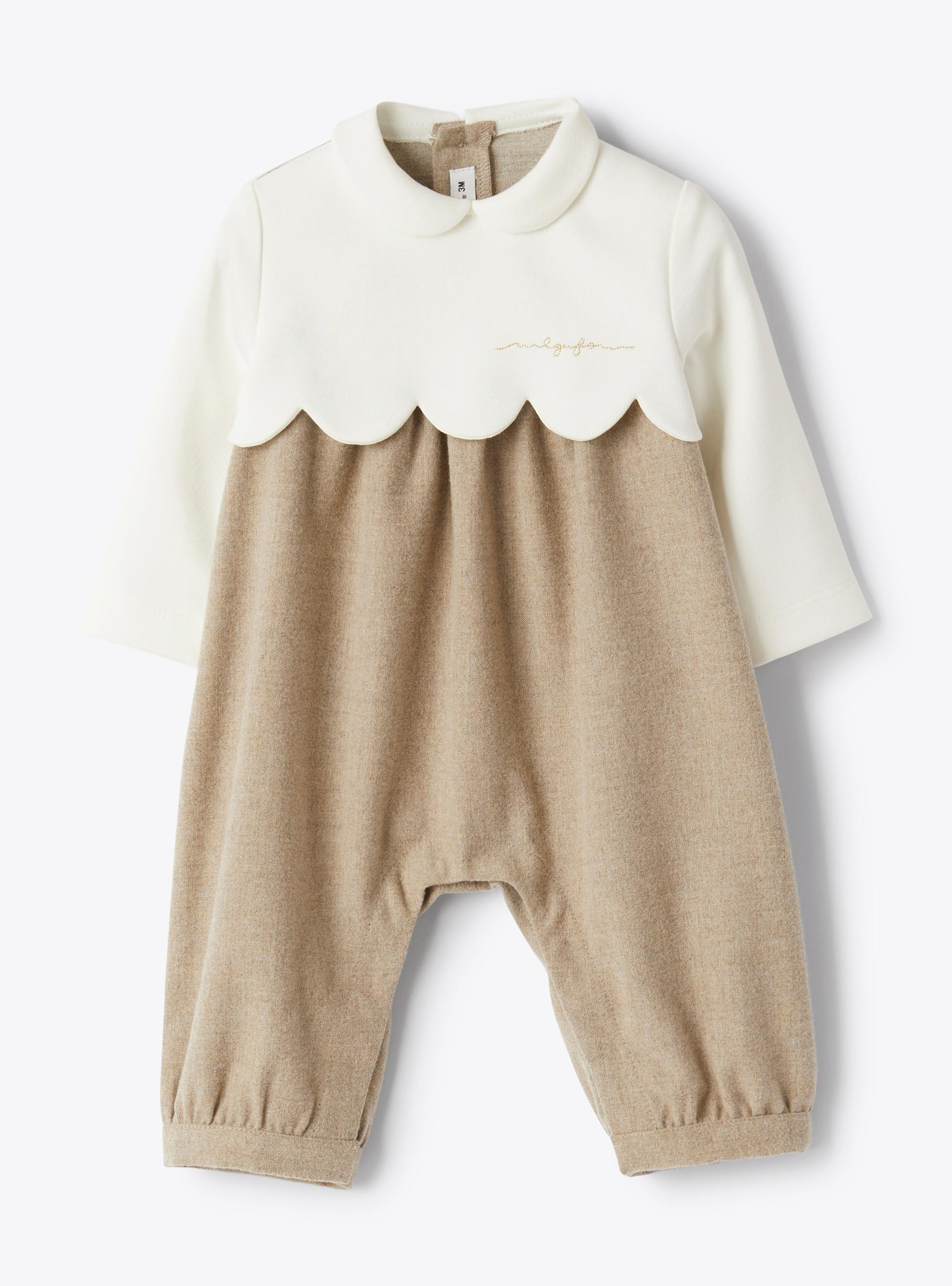 Cape motif jumpsuit - Babygrows - Il Gufo