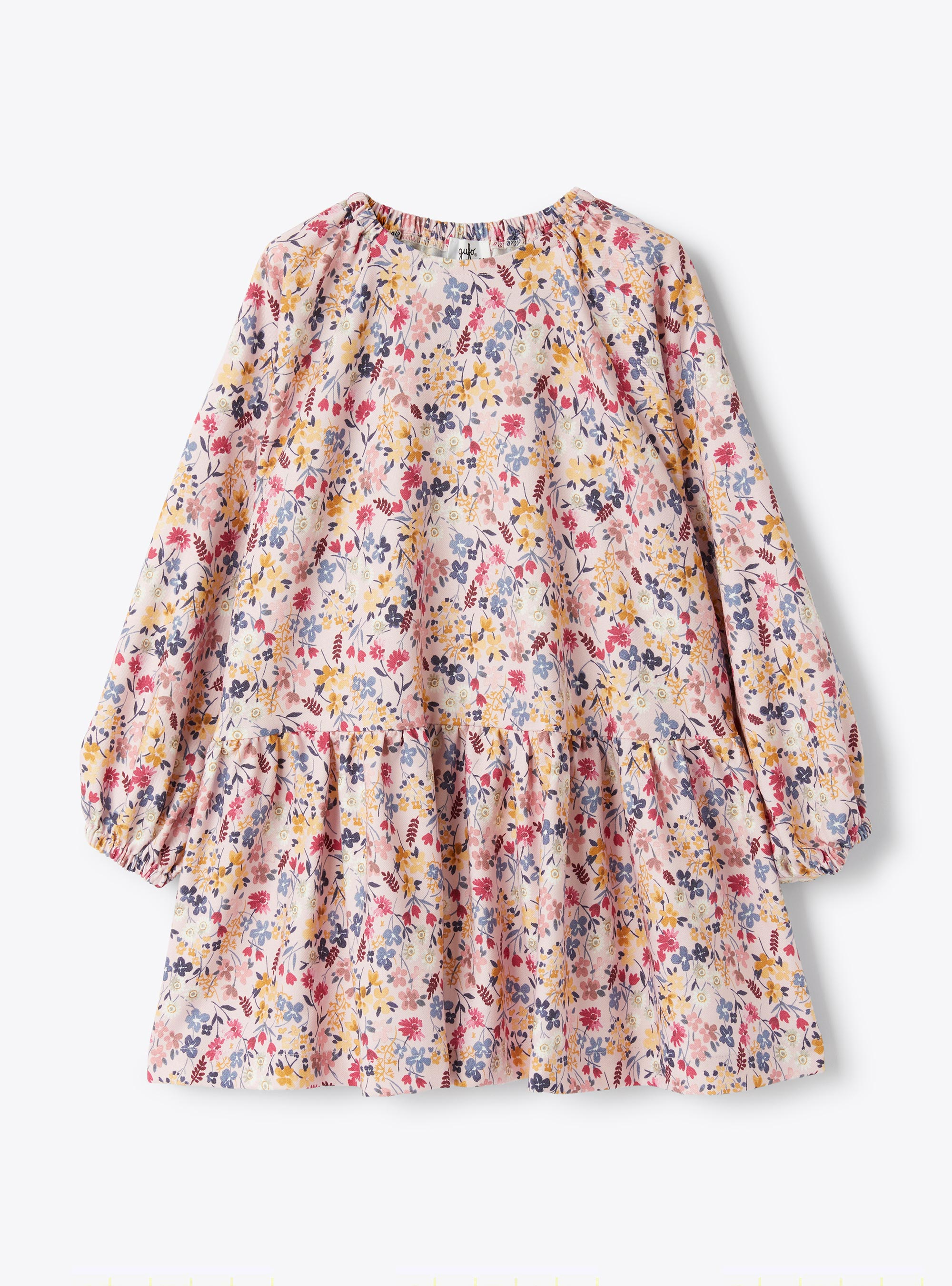 Floral flannel dress - Dresses - Il Gufo