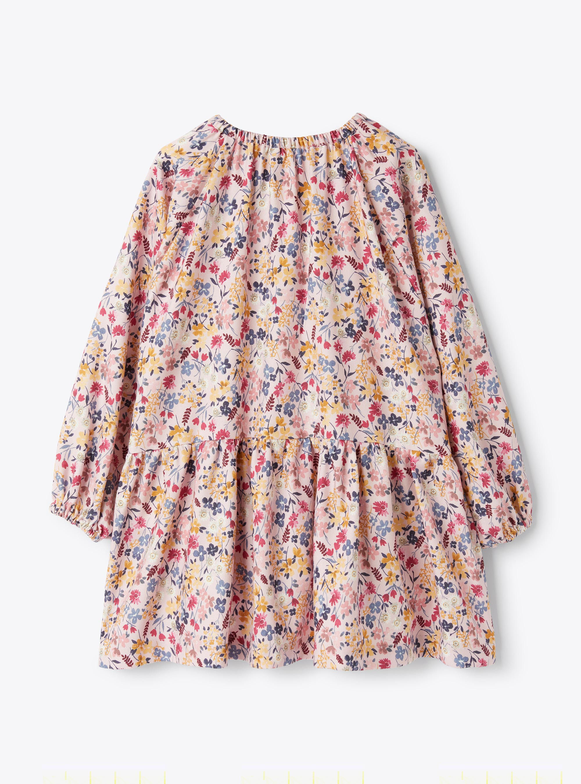 Robe en flanelle à fleurs - Rose | Il Gufo