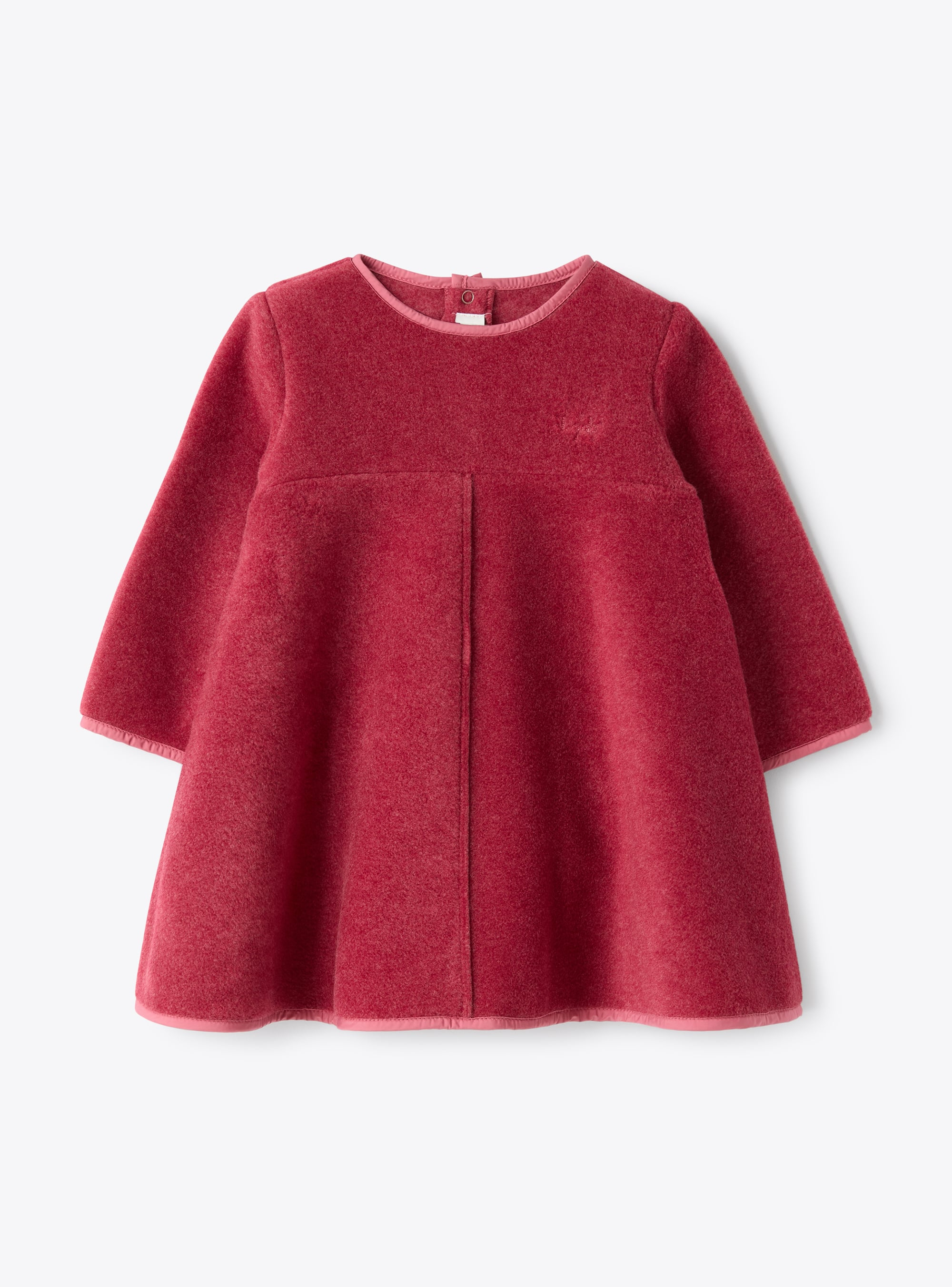 Fleece dress with pocket - Dresses - Il Gufo