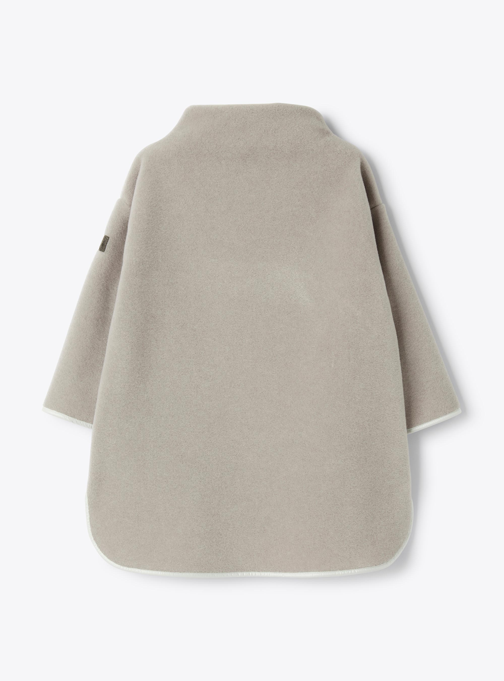 Fleece dress with pocket - Grey | Il Gufo