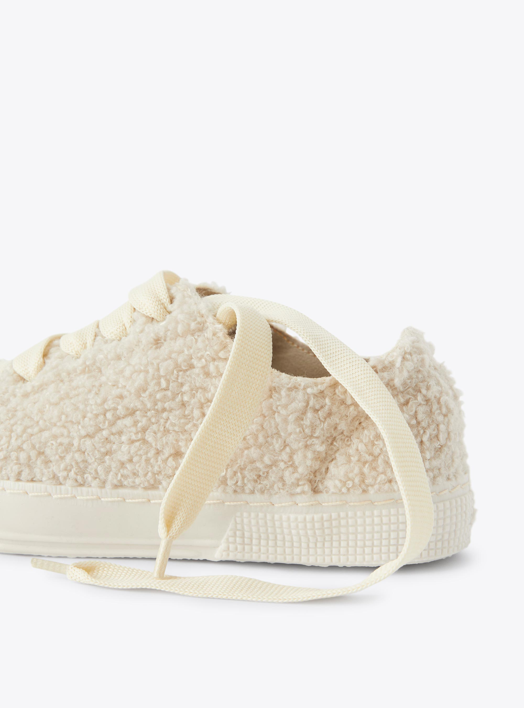 Sneaker in  ricciolino - Beige | Il Gufo