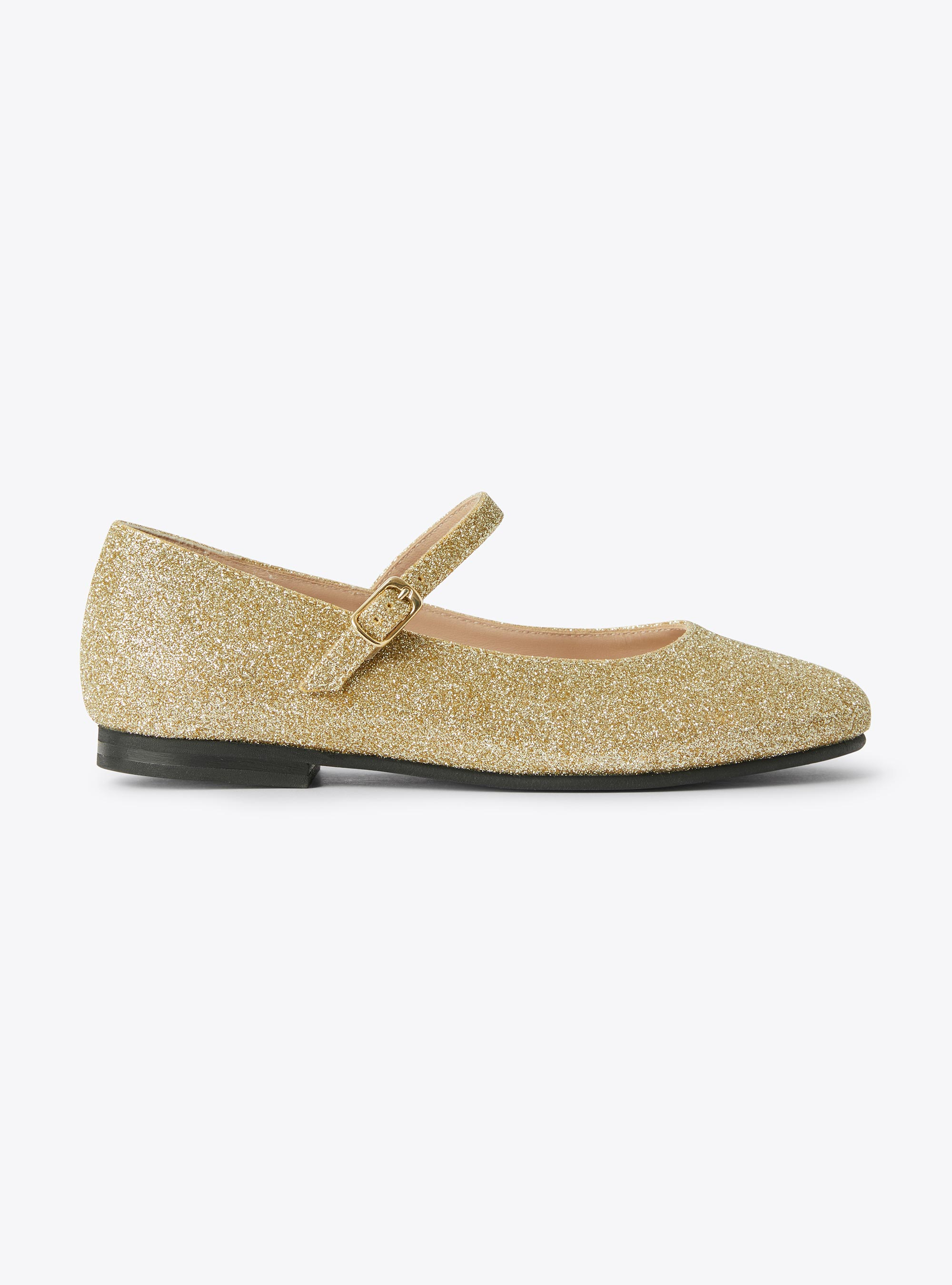 Glitter ballet flats - Yellow | Il Gufo