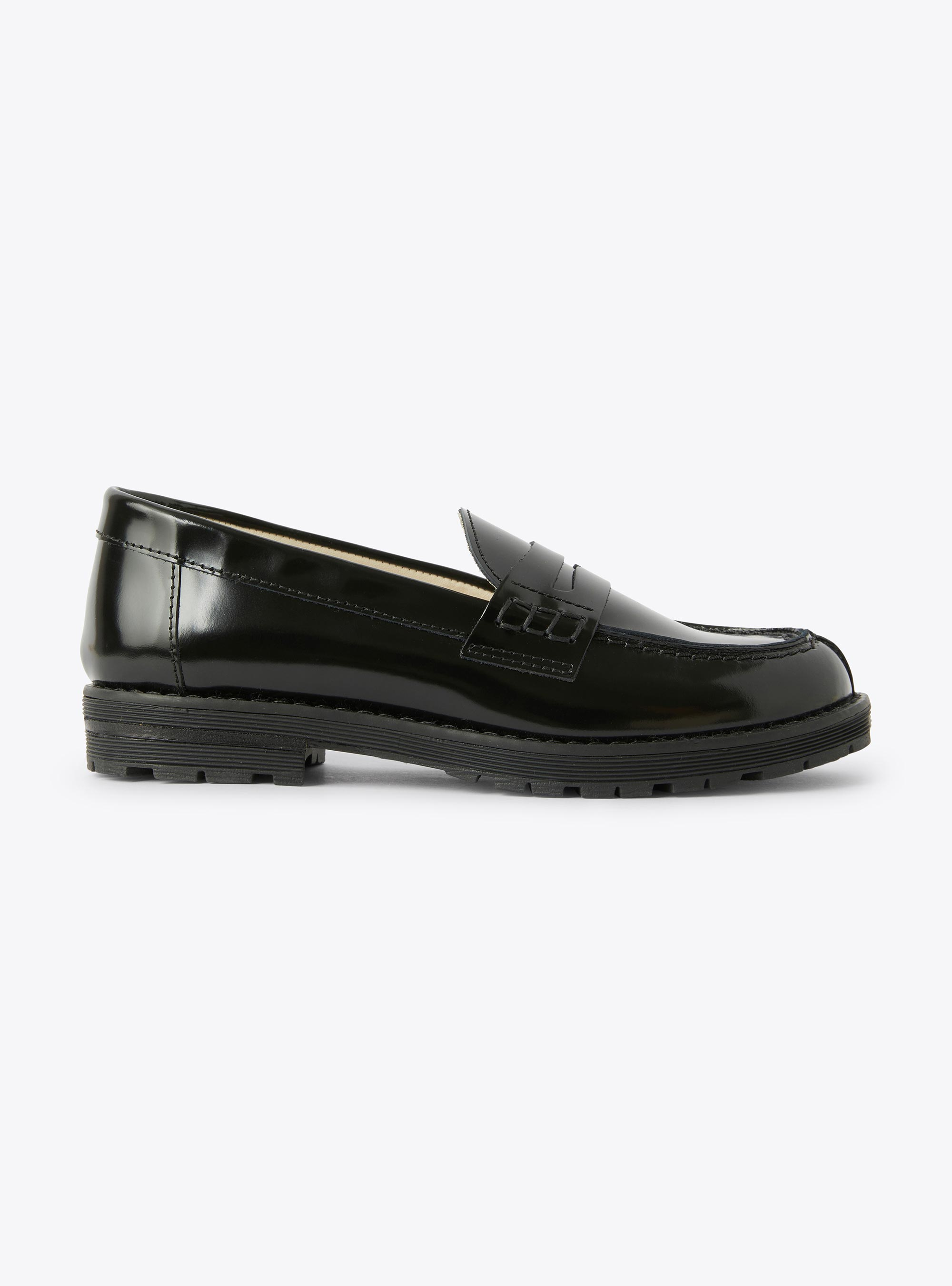 Loafer aus Leder - Schwarz | Il Gufo