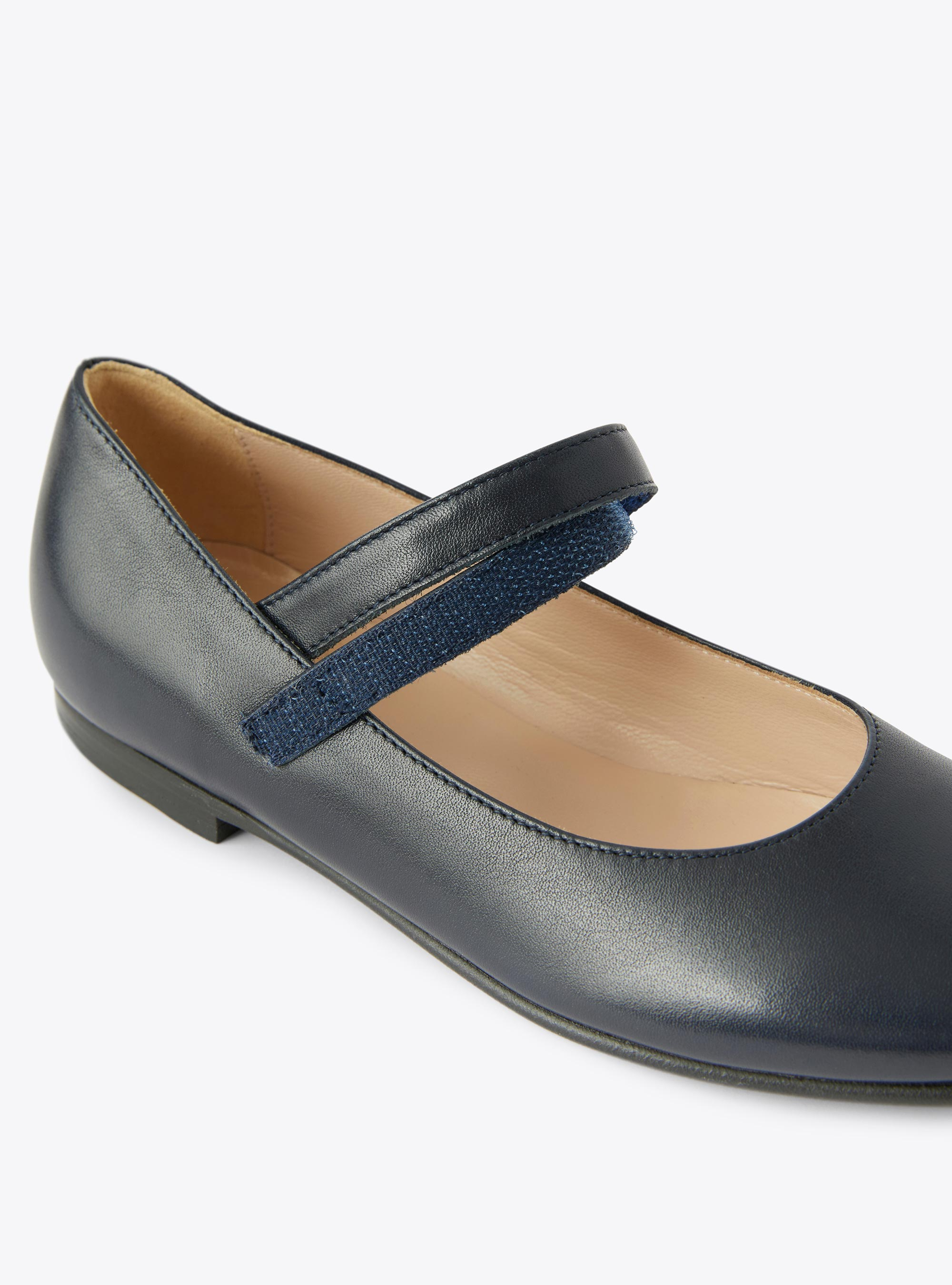 Leather ballet flats - Blue | Il Gufo