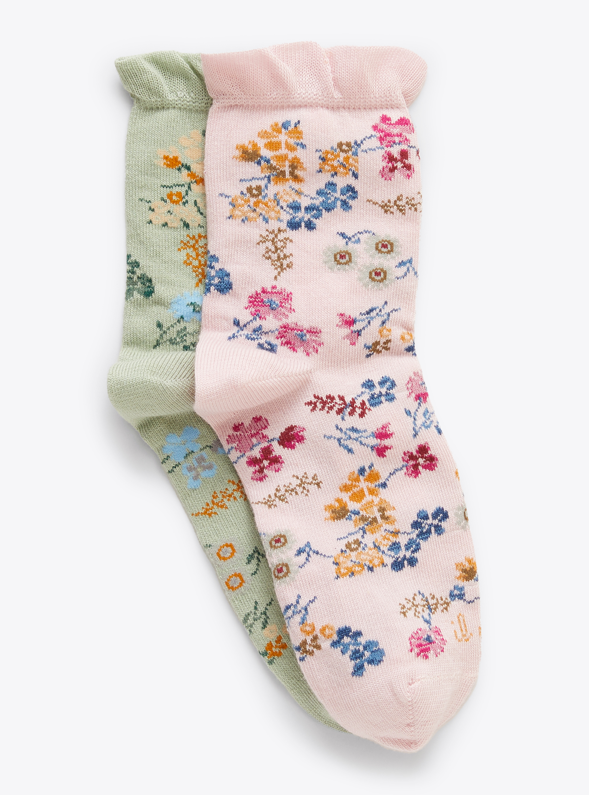 Cotton blend socks set - Pink | Il Gufo