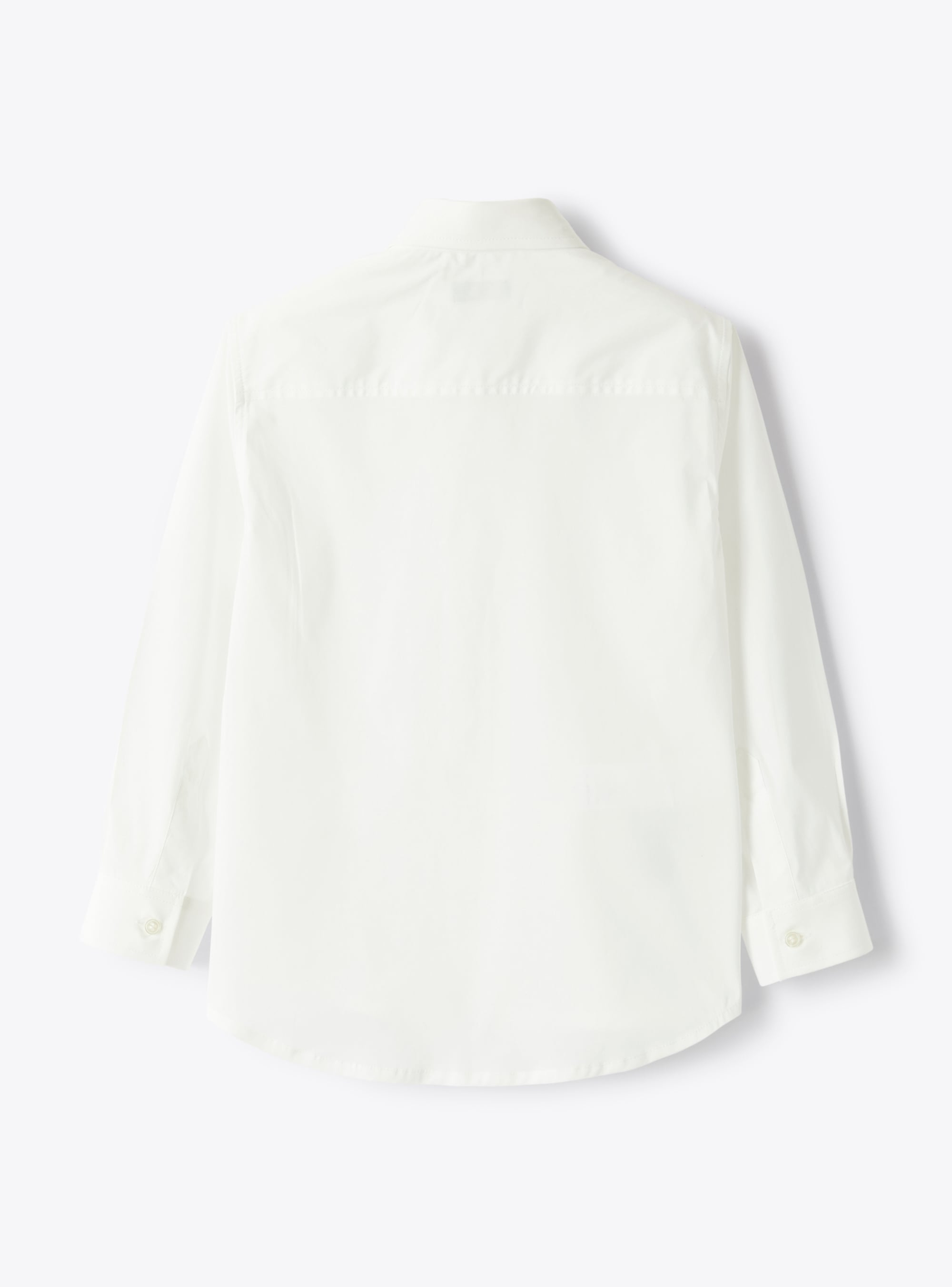 Camicia regular fit in popeline  bianco - White | Il Gufo
