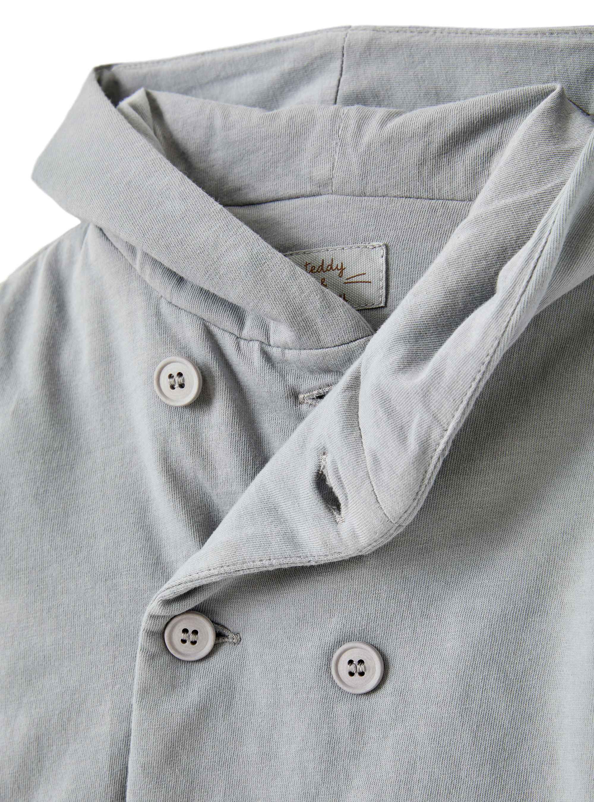 Padded grey jersey jacket - Grey | Il Gufo