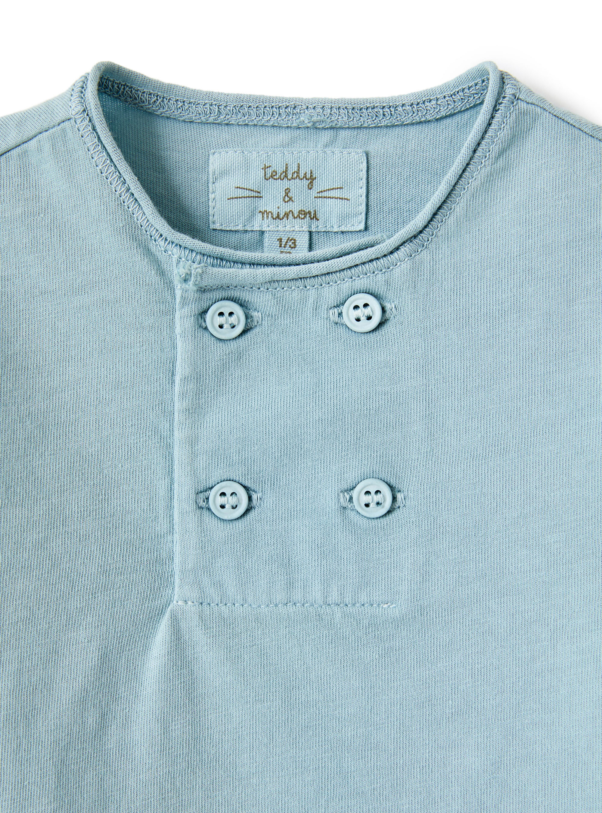Hellblaues Jersey-T-Shirt - Hellblau | Il Gufo