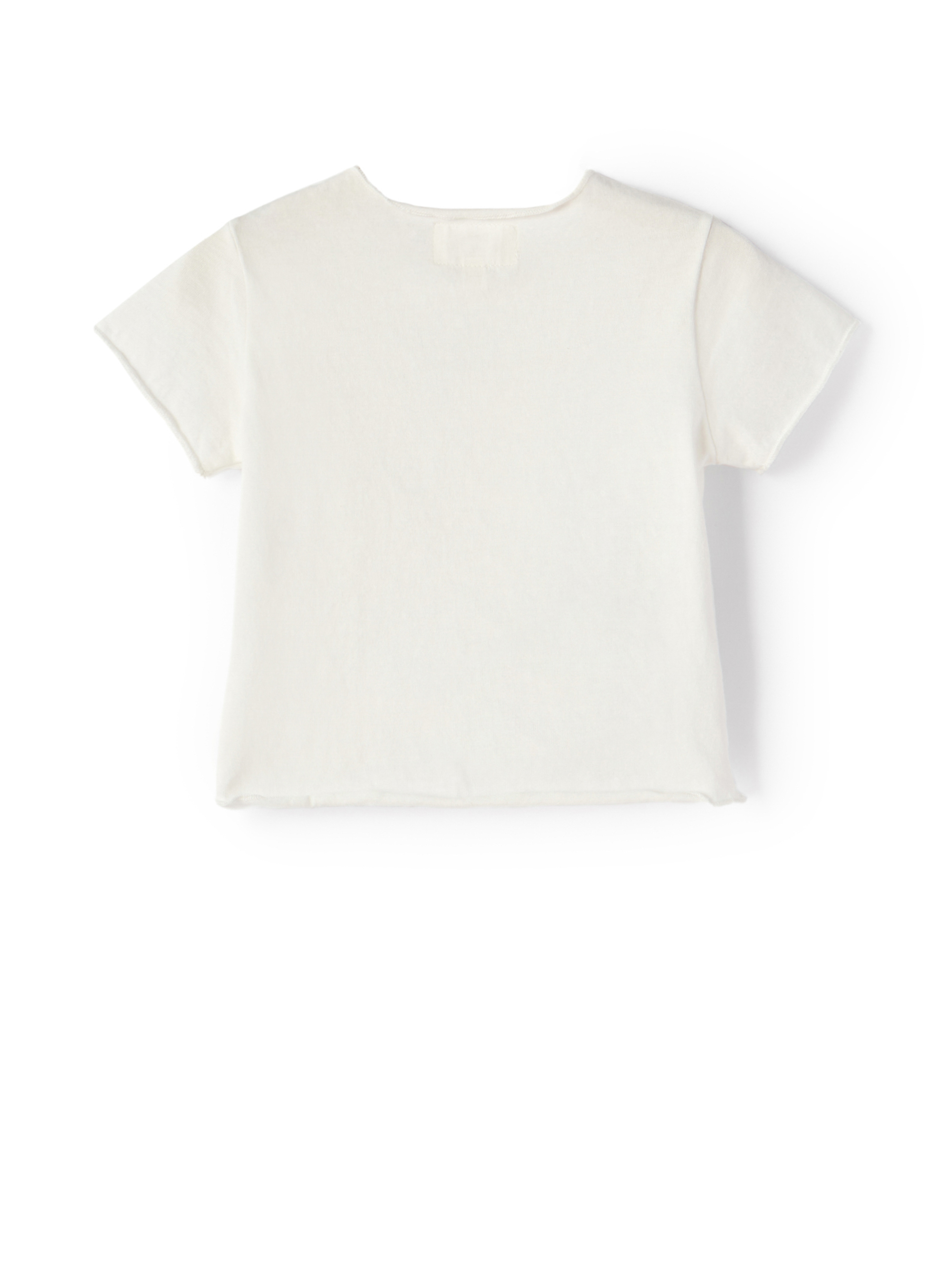 T-shirt en coton avec logo - Blanc | Il Gufo