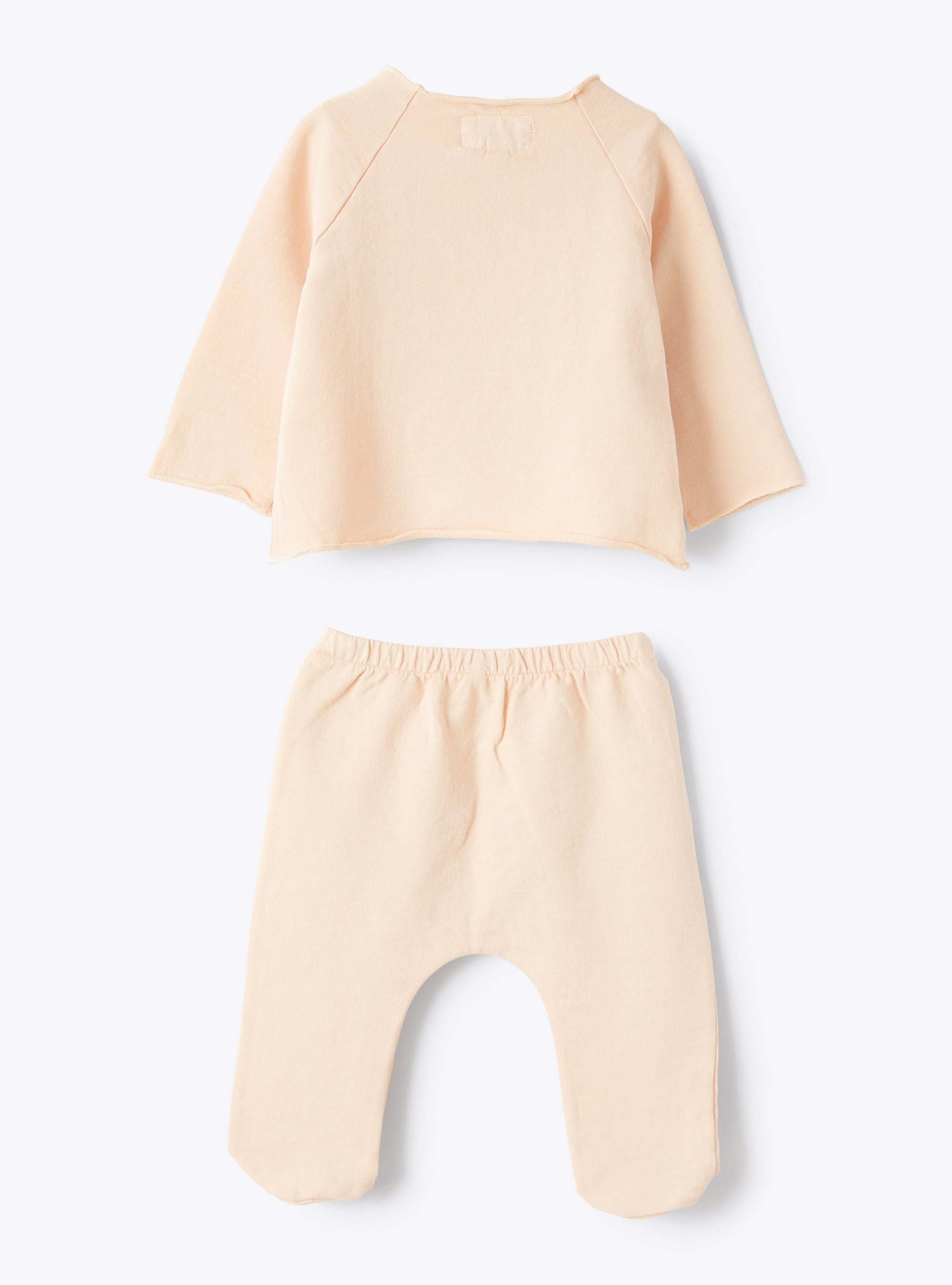 Two-piece set in pink fleece - Pink | Il Gufo