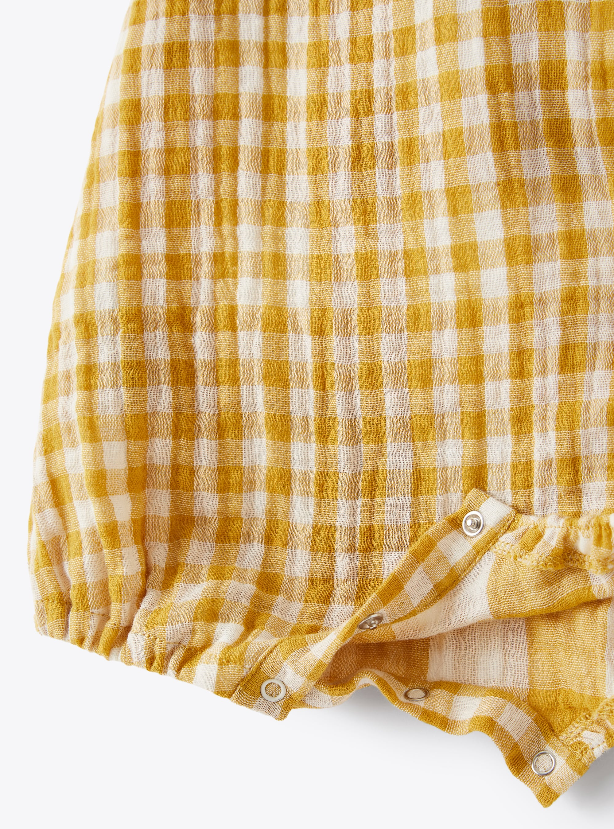 Two-piece set with dungarees - Yellow | Il Gufo