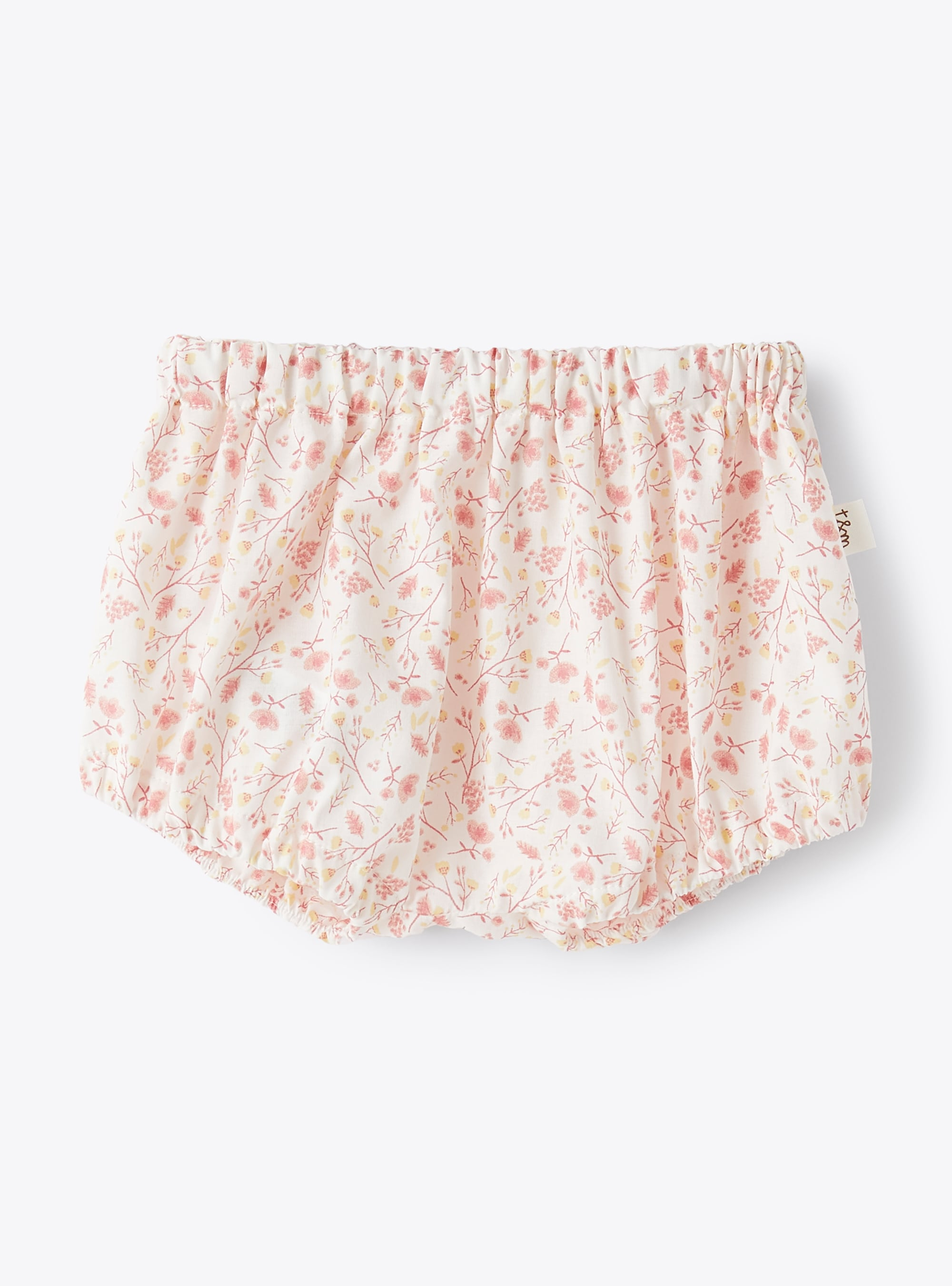 Culotte trousers with flower print - Trousers - Il Gufo